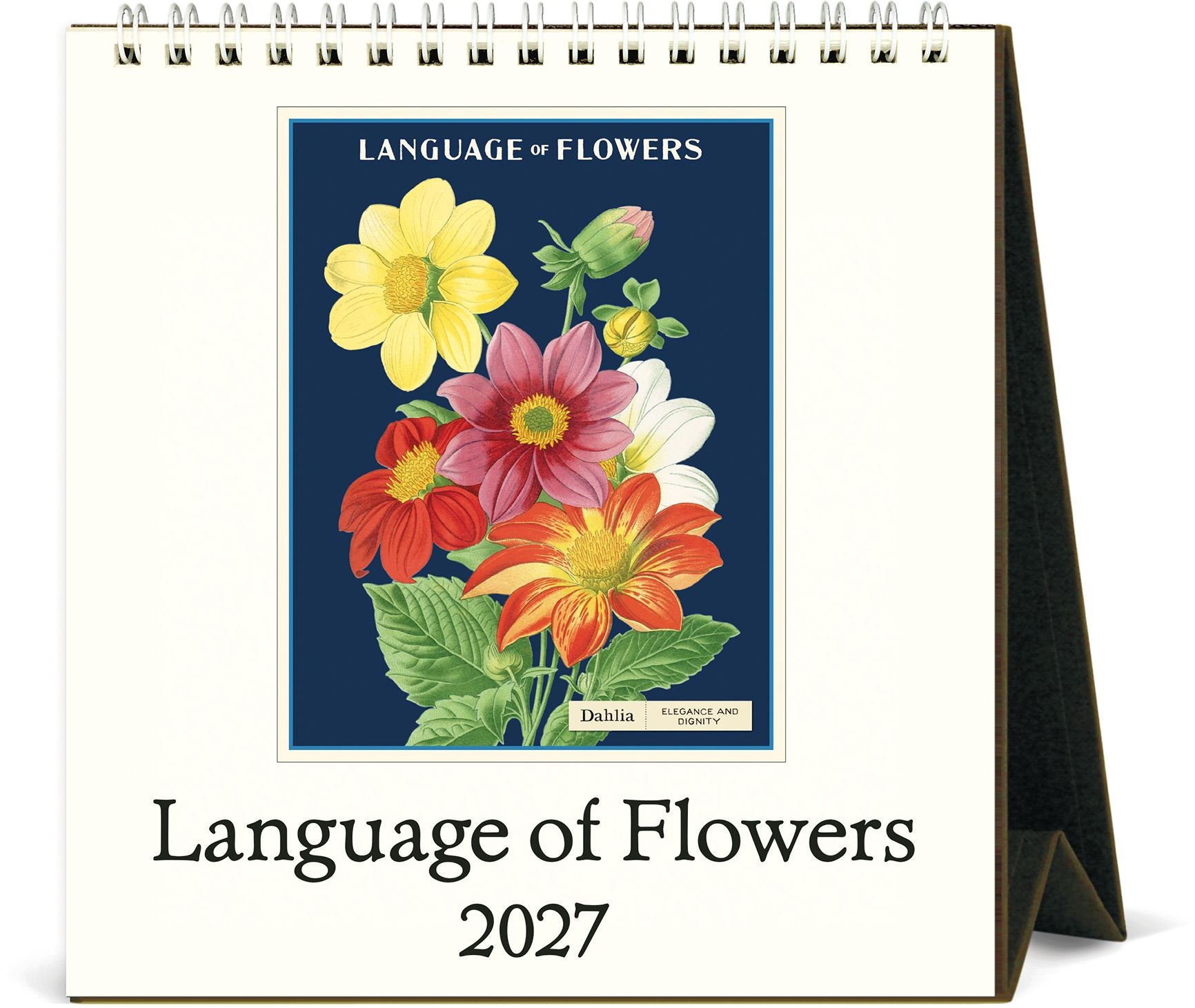 2027 Language of Flowers Desk Calendar