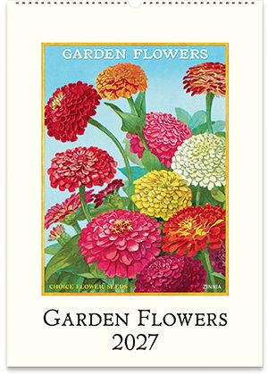 2027 Garden Flowers Wall Calendar