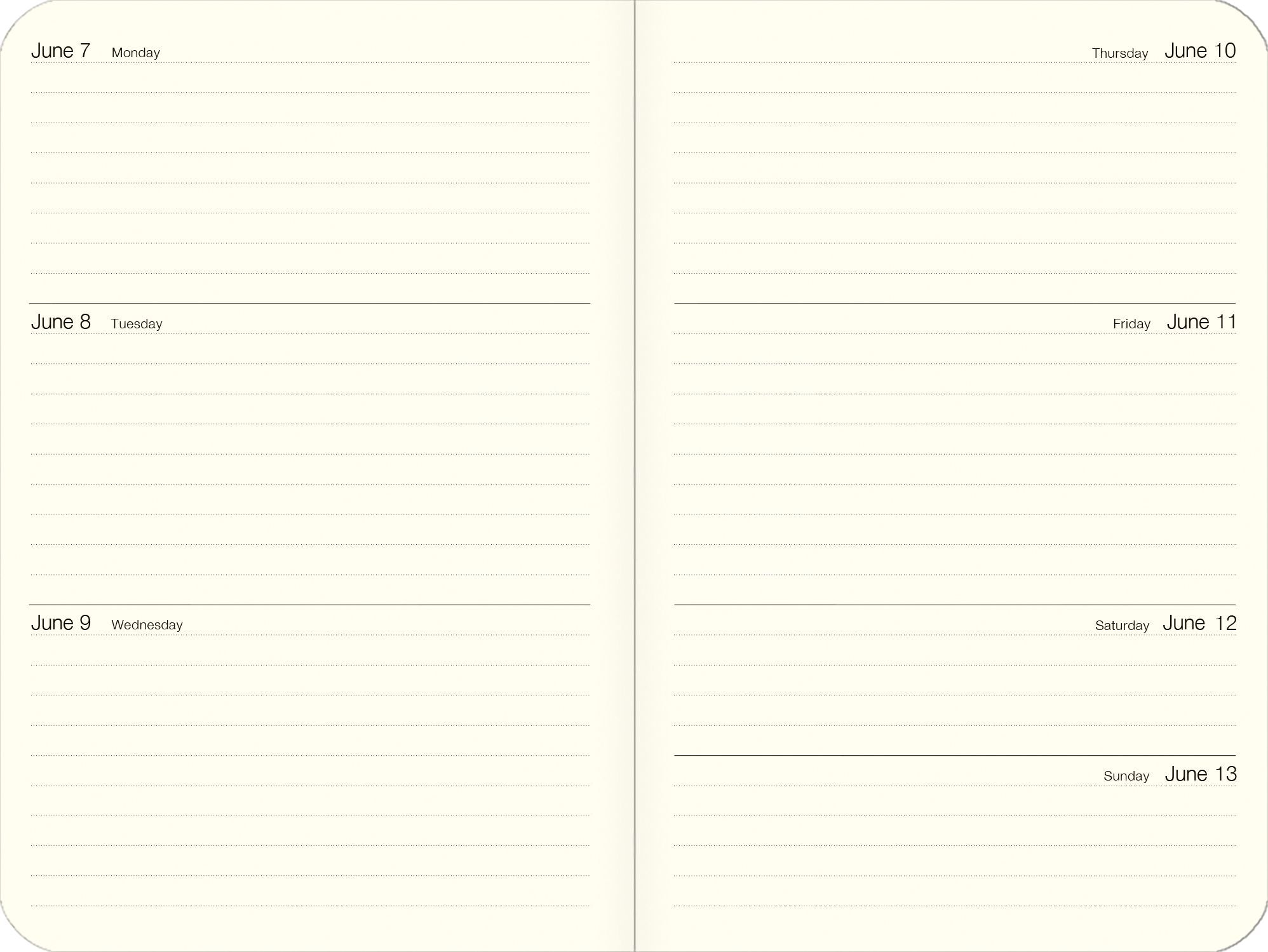 2027 Entomology Weekly Pocket Planner
