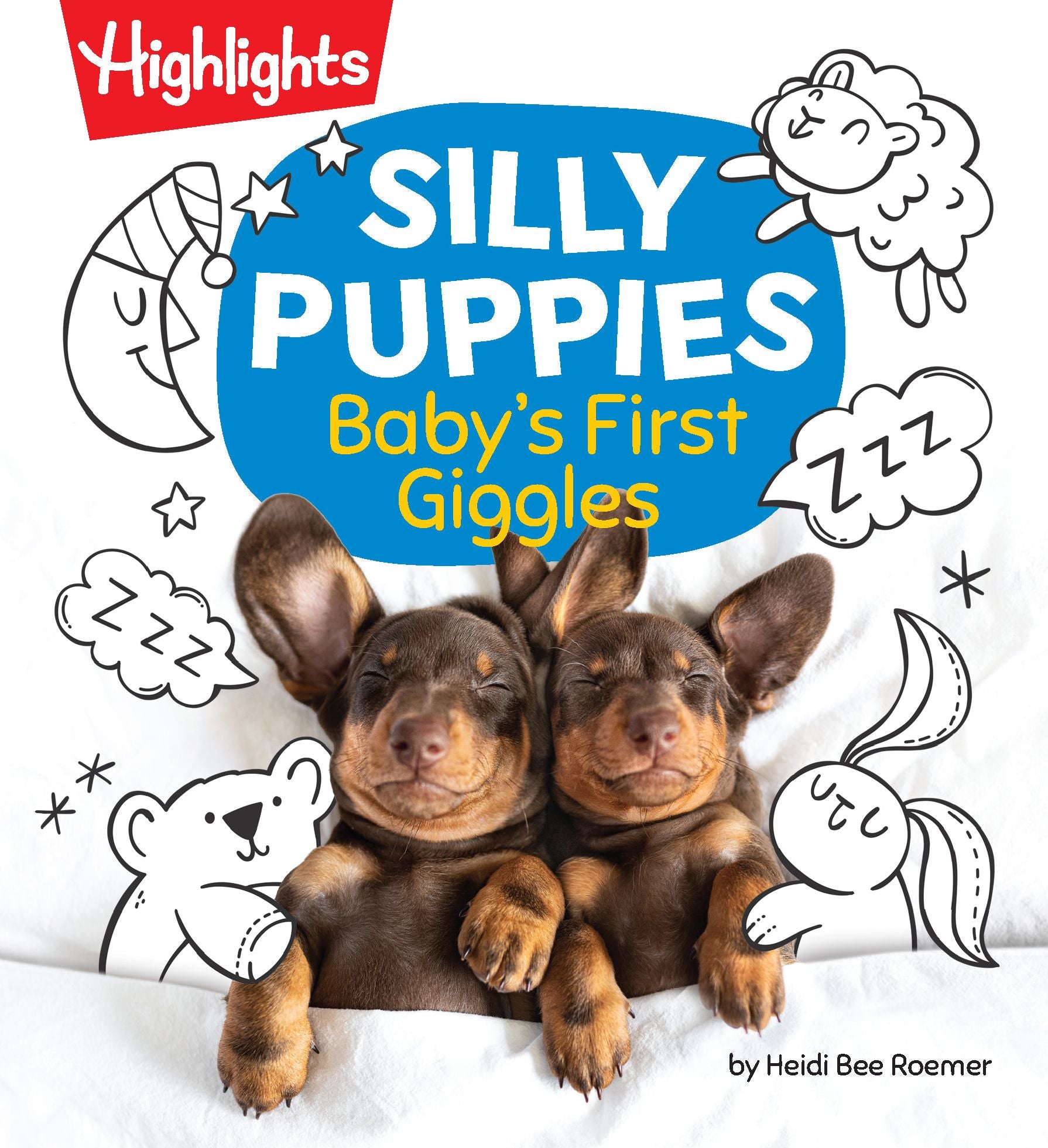 Silly Puppies: Read Aloud Baby Board Book with Silly Puppy Photos and Simple Rhymes in this Funny Bedtime Storybook Designed for Bonding and Laughter