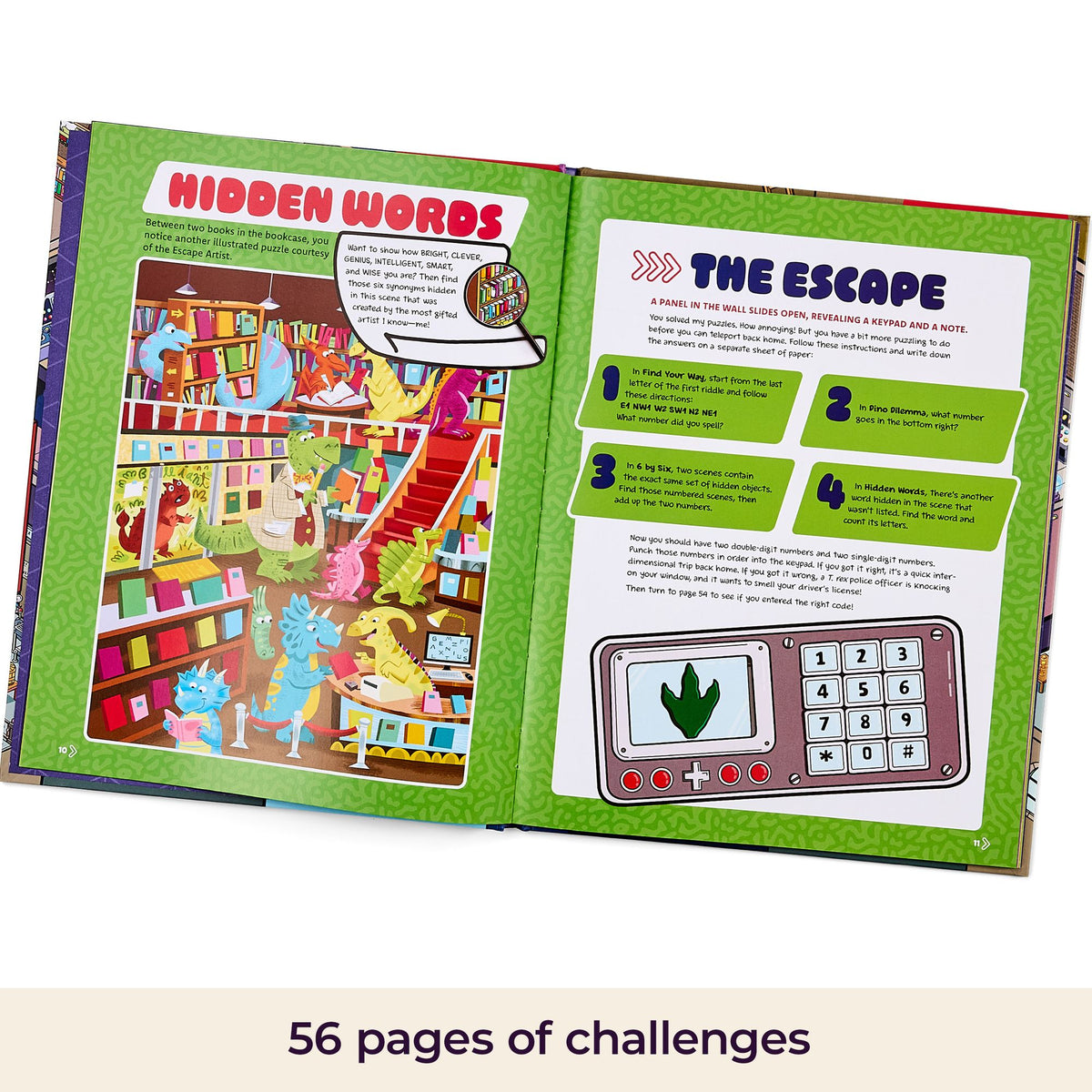 Escape Rooms!: Solve the Clues. Crack the Codes. Escape Six Mind-bending Rooms: Immersive Escape Room Game with Mysteries and Logic Puzzles for Kids 8-12