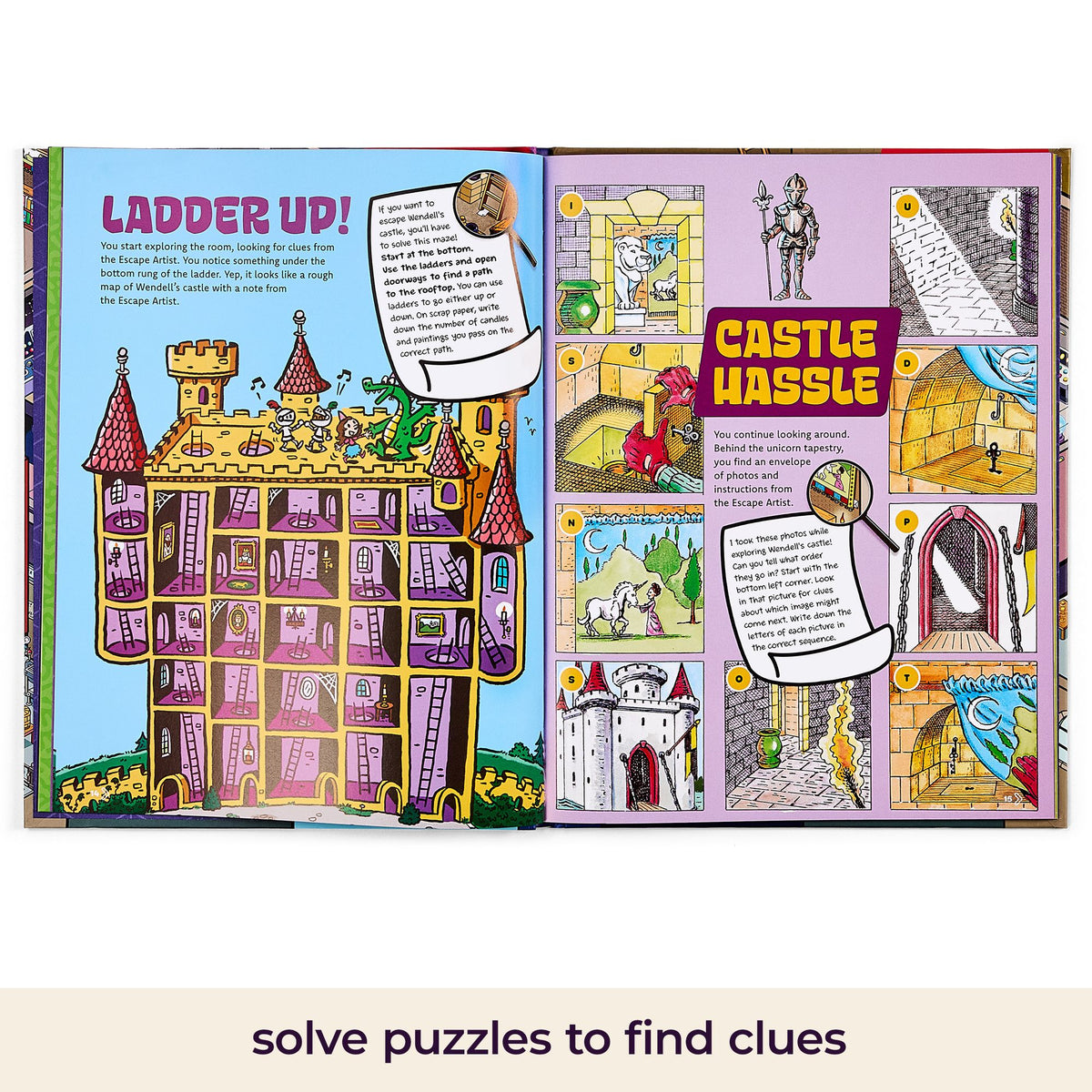 Escape Rooms!: Solve the Clues. Crack the Codes. Escape Six Mind-bending Rooms: Immersive Escape Room Game with Mysteries and Logic Puzzles for Kids 8-12