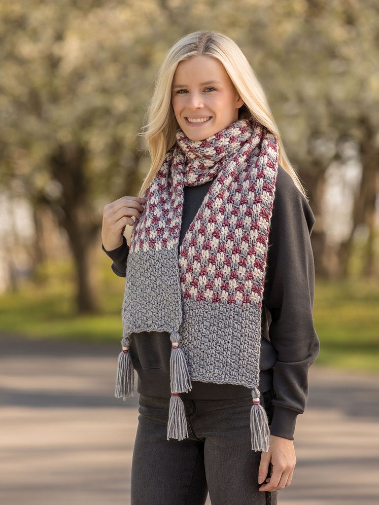Learn a Stitch Crochet Scarves