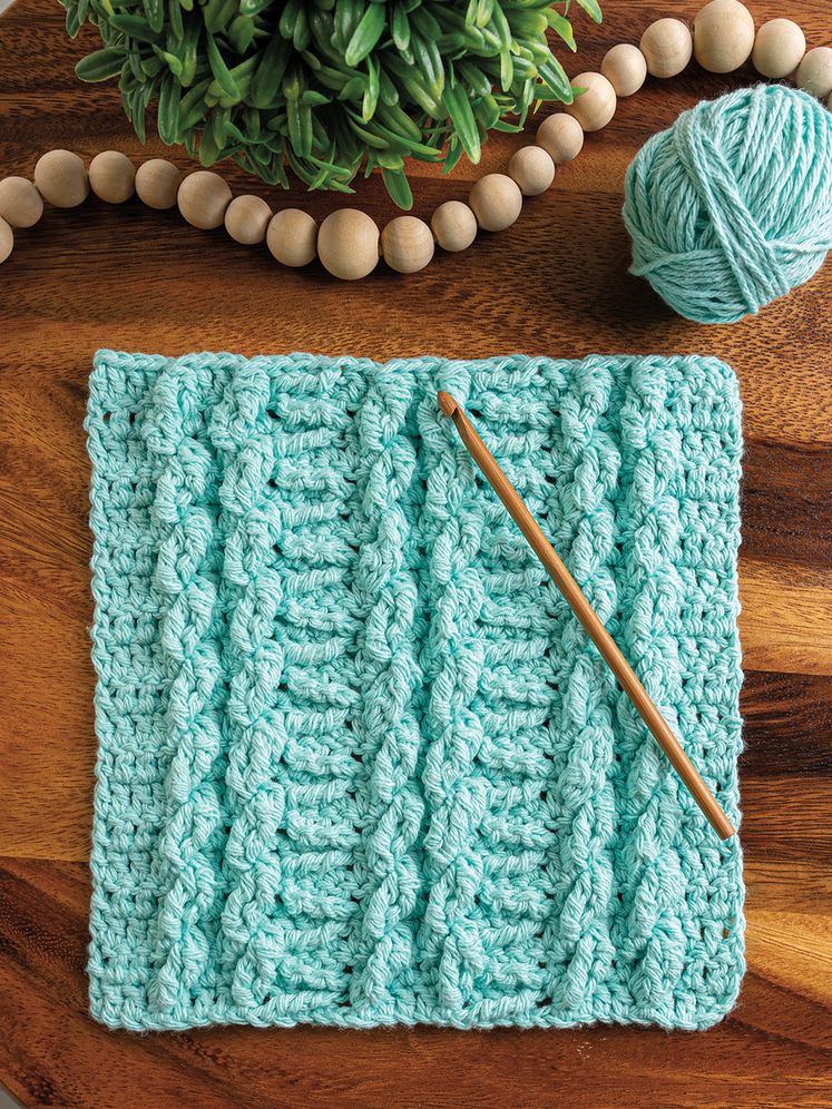 Learn to Crochet Gansey Dishcloths