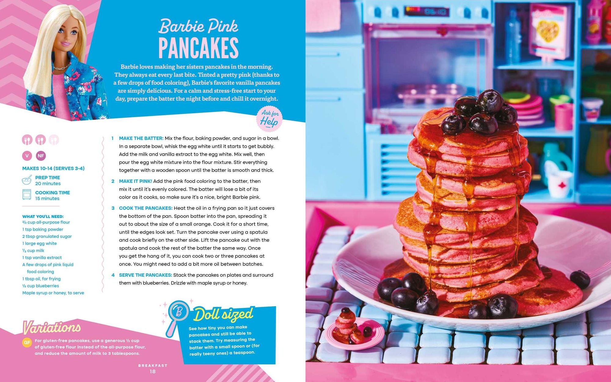 Barbie: Cooking with Besties: 35+ Recipes Kids Can Make!