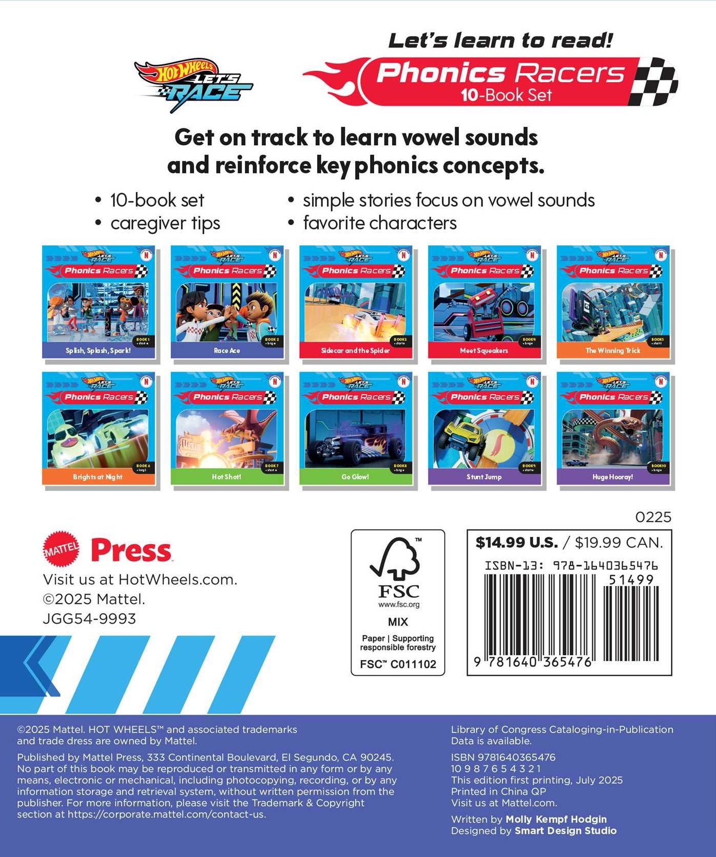 Hot Wheels Let's Race Phonics Racers
