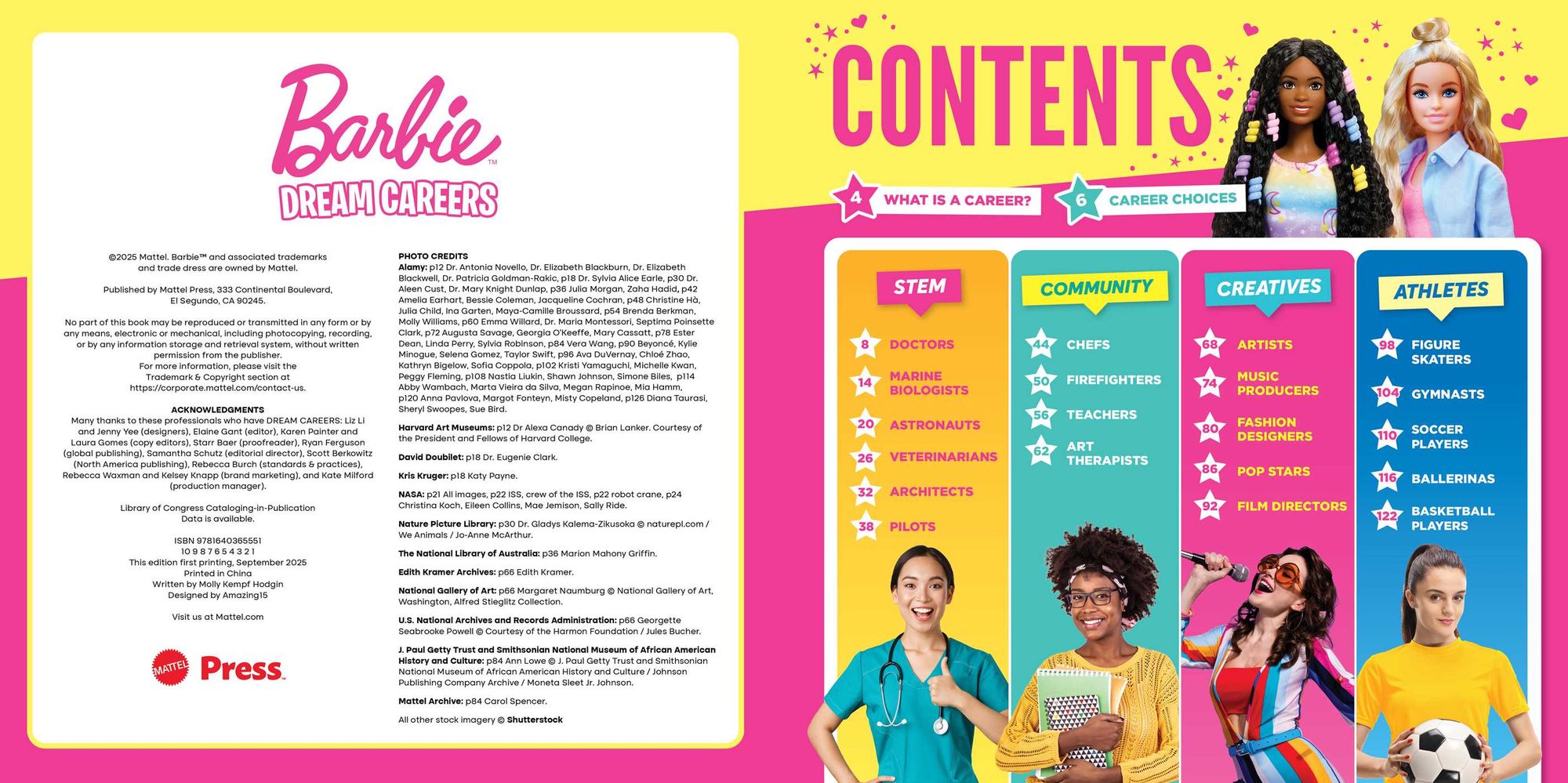 Barbie: Dream Careers: 20 Real Jobs to Explore