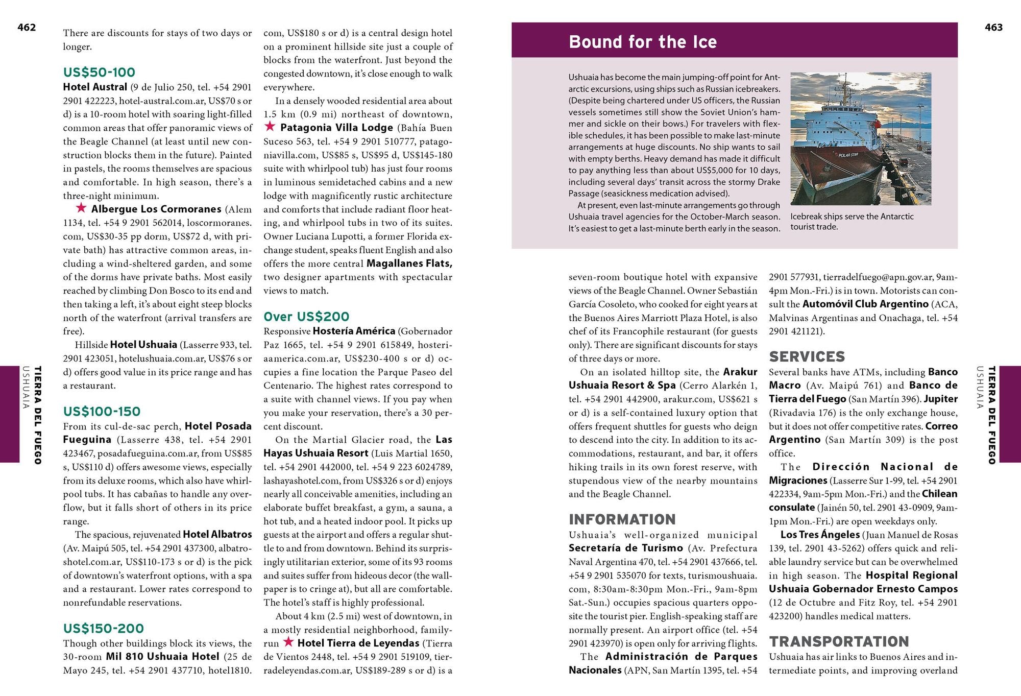 Moon Patagonia: With National Parks in Argentina & Chile: Fjords, Glaciers, Road Trips