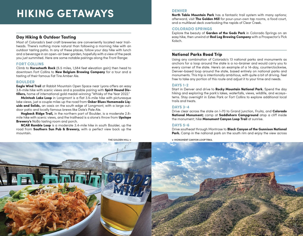 Moon Colorado Hiking: Best Hikes Plus Beer, Bites, and Campgrounds Nearby