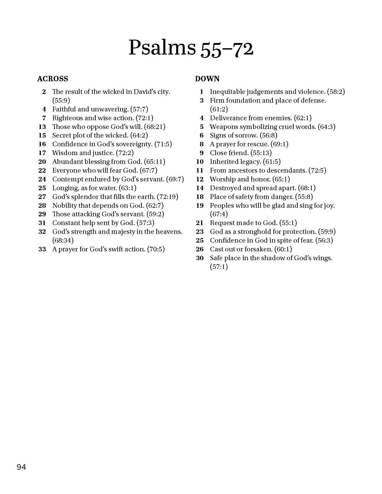 Psalms 1-72: A Word Find Book from Our Daily Bread Ministries