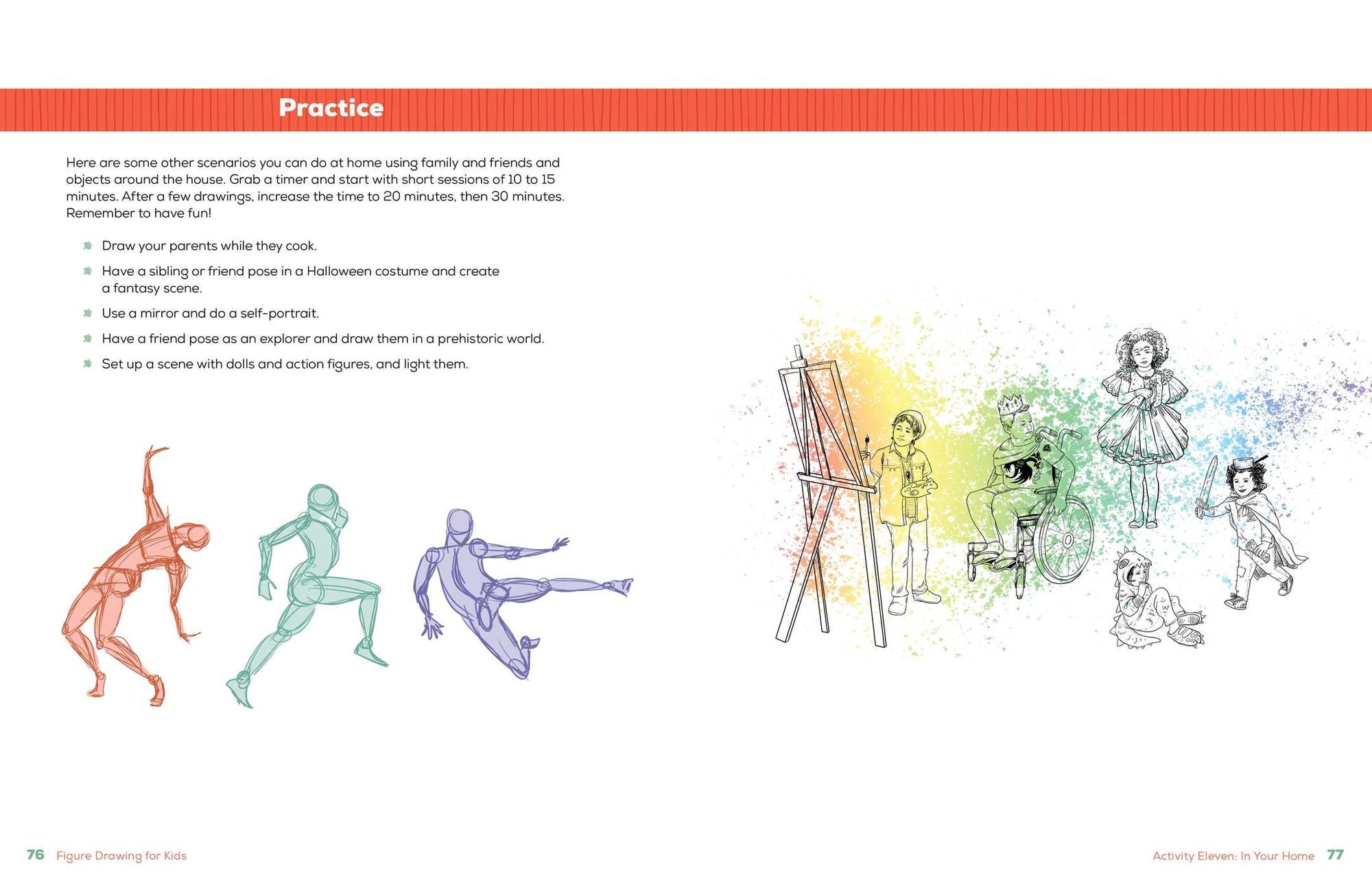 Figure Drawing for Kids: A Step-By-Step Guide to Drawing People