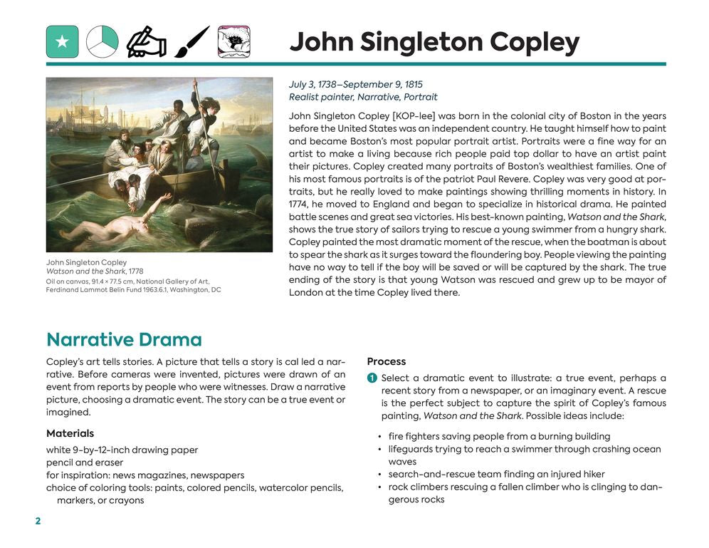 Great American Artists for Kids: Hands-On Art Experiences in the Styles of Great American Masters