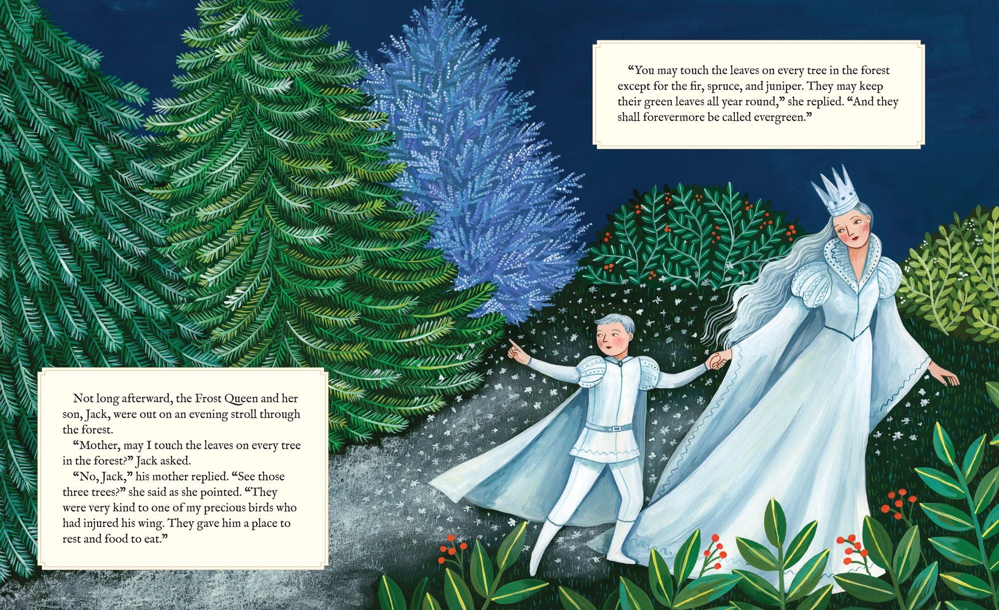 Why Evergreens Keep Their Leaves