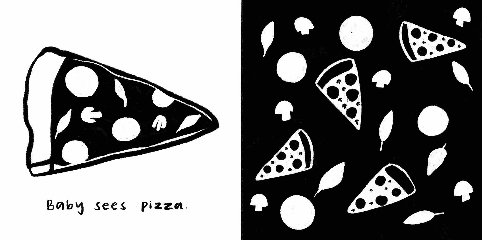 Baby Sees New York City: A High-Contrast Board Book for Babies