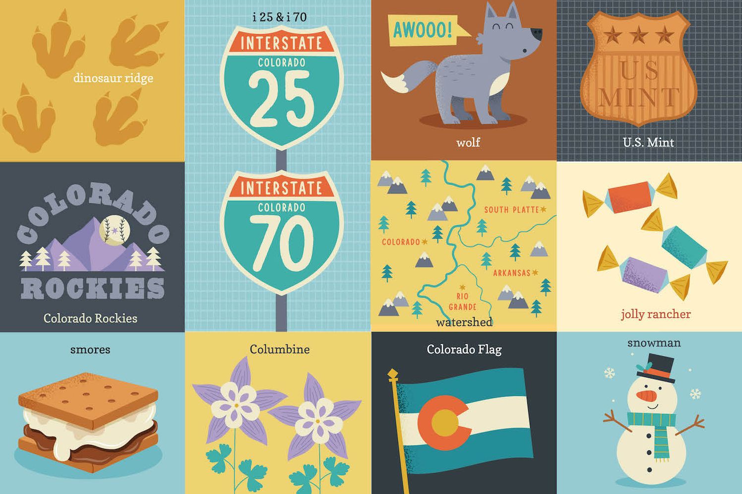 100 First Words for Little Coloradans