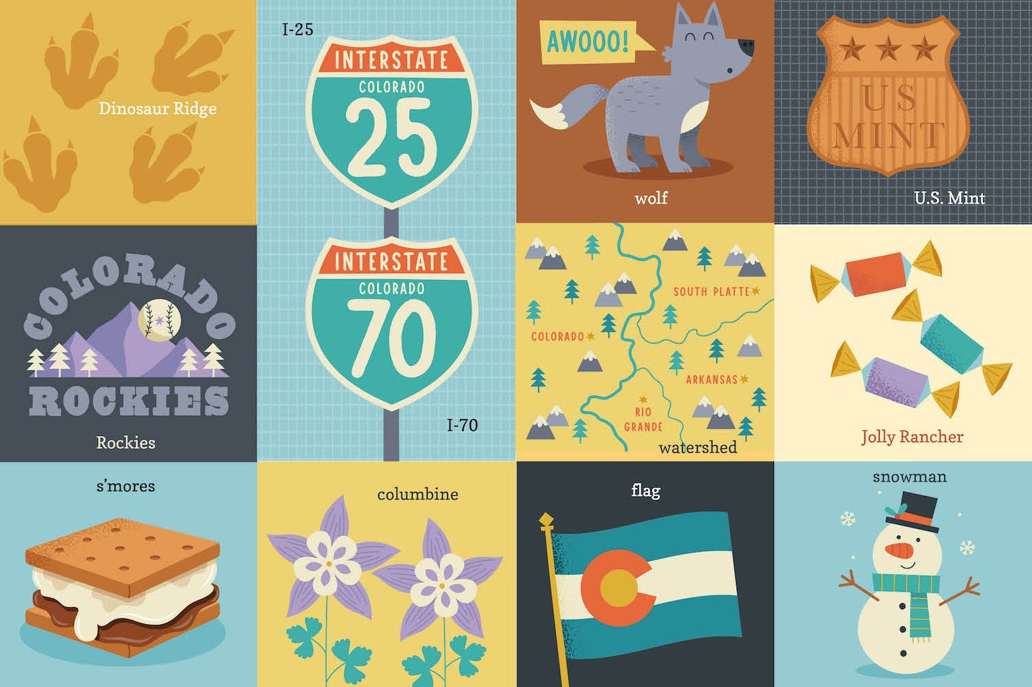 100 First Words for Little Coloradans