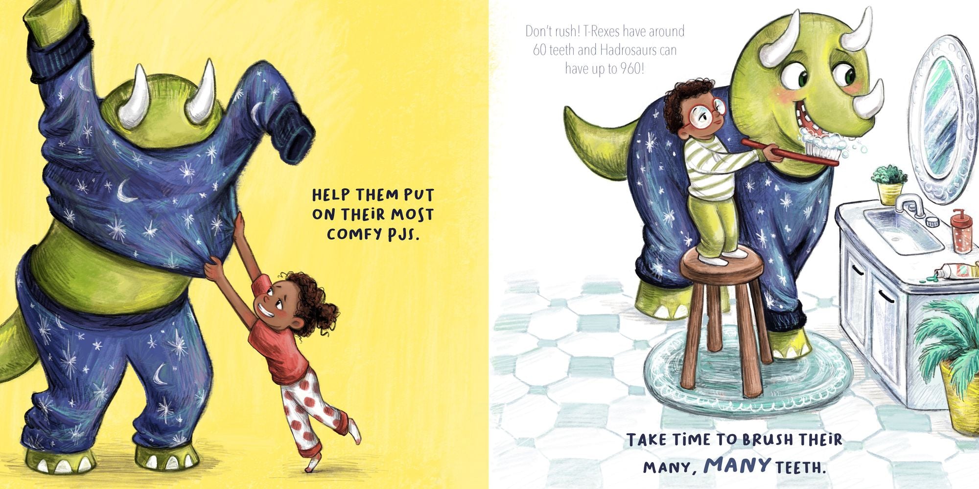 How to Put a Dinosaur to Bed: A Board Book