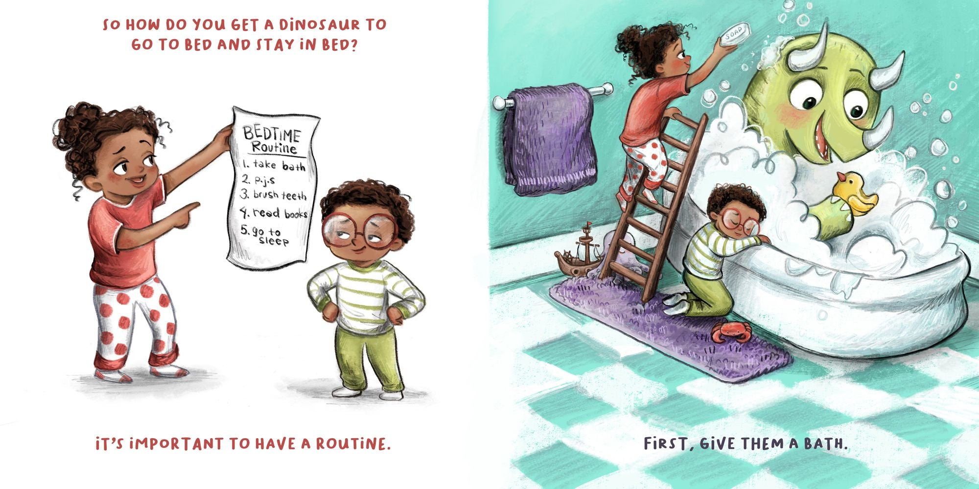 How to Put a Dinosaur to Bed: A Board Book