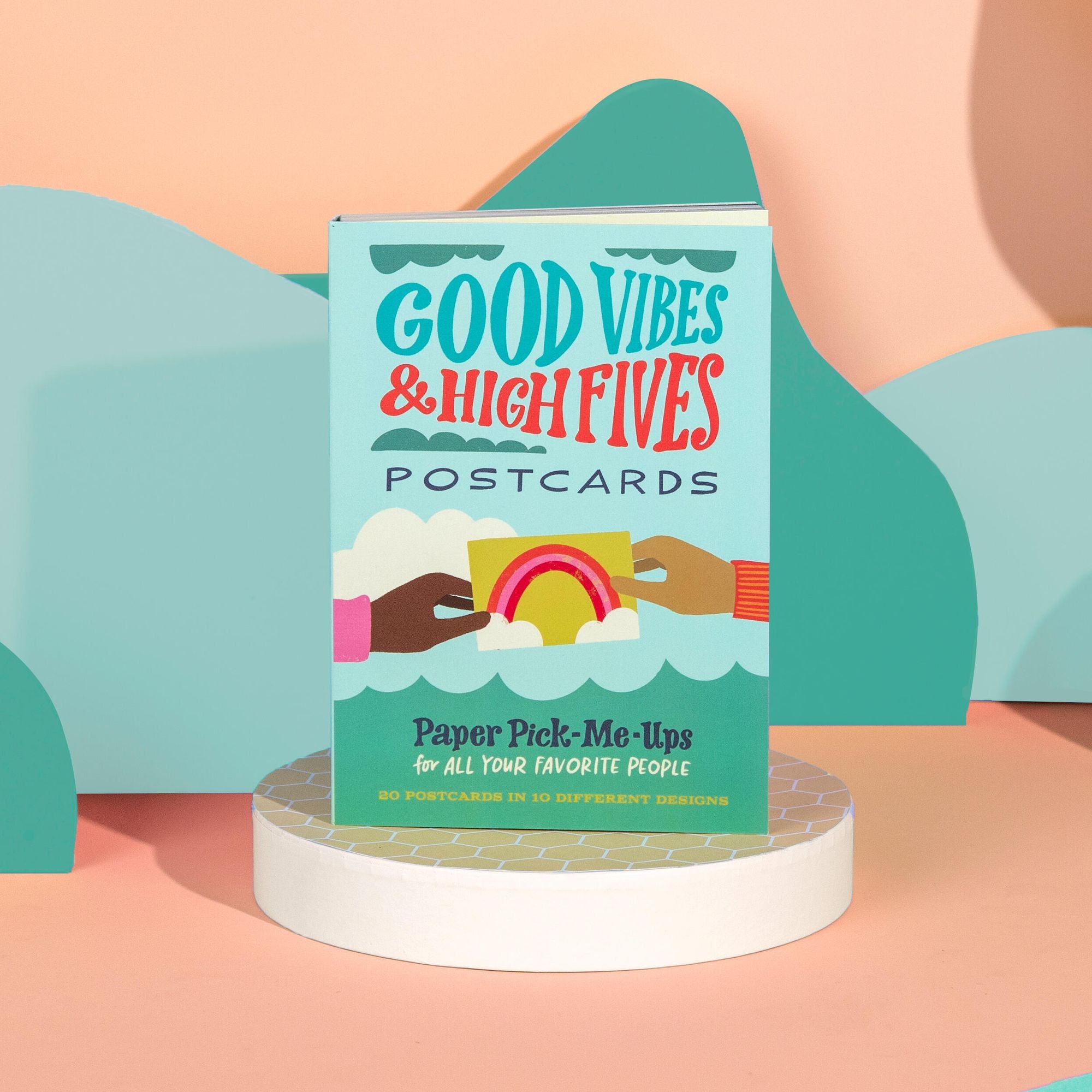 Good Vibes & High Fives Postcard Book