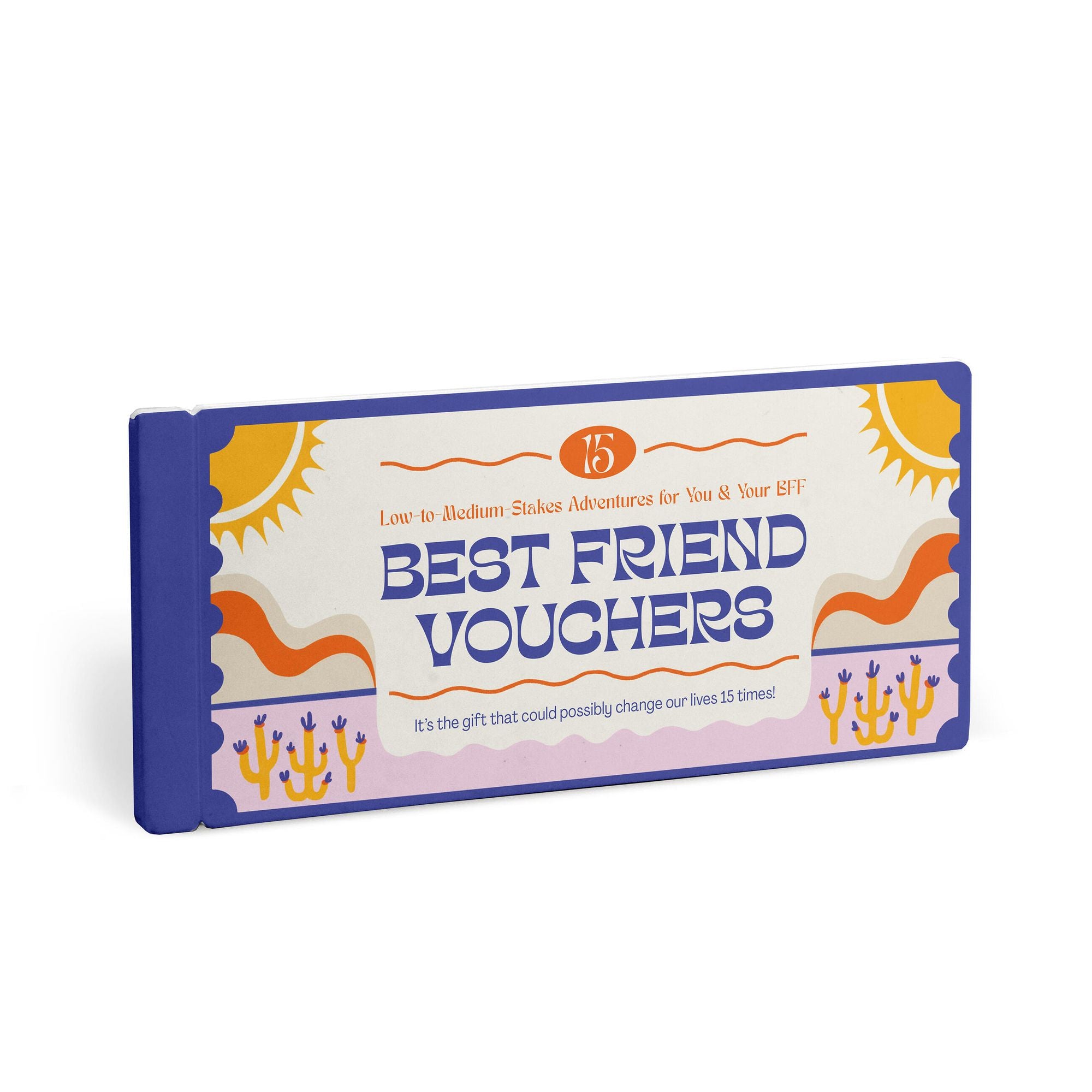 Best Friend Vouchers, BFF Gift Coupons, Book of 15 Perforated Vouchers