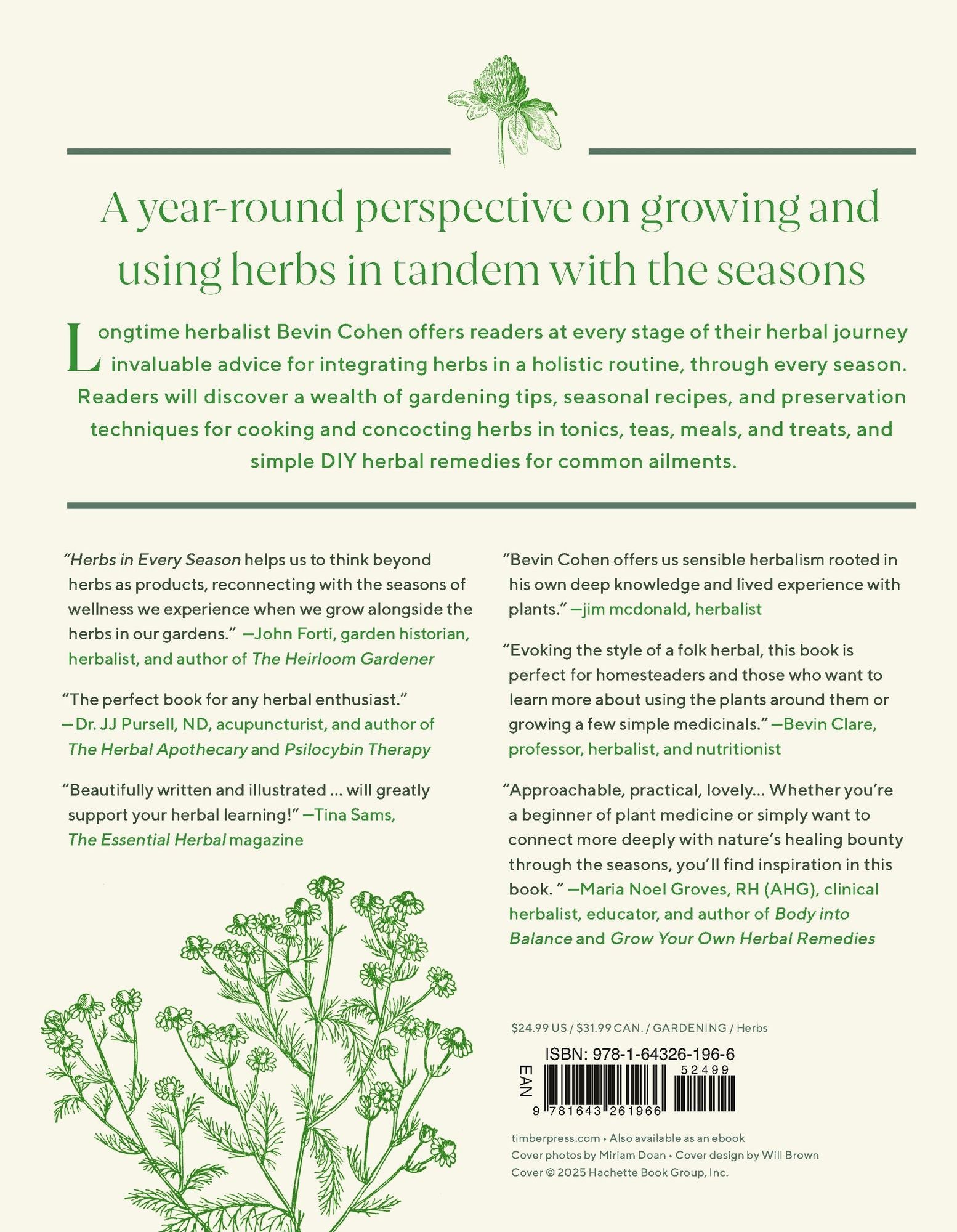 Herbs in Every Season: 48 Edible and Medicinal Herbs for the Kitchen, Garden, and Apothecary