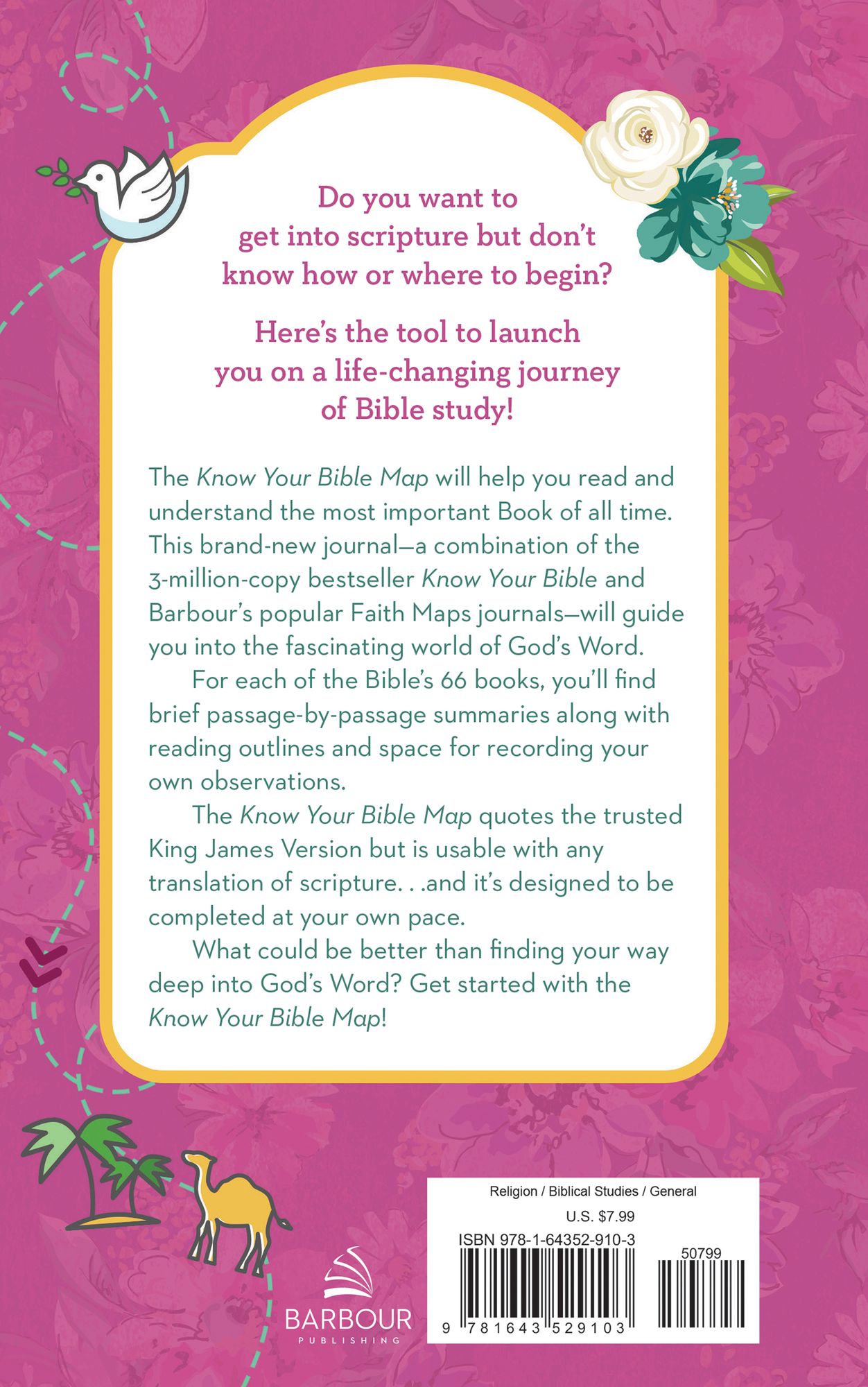 Know Your Bible Map [women's cover]: A Creative Journal