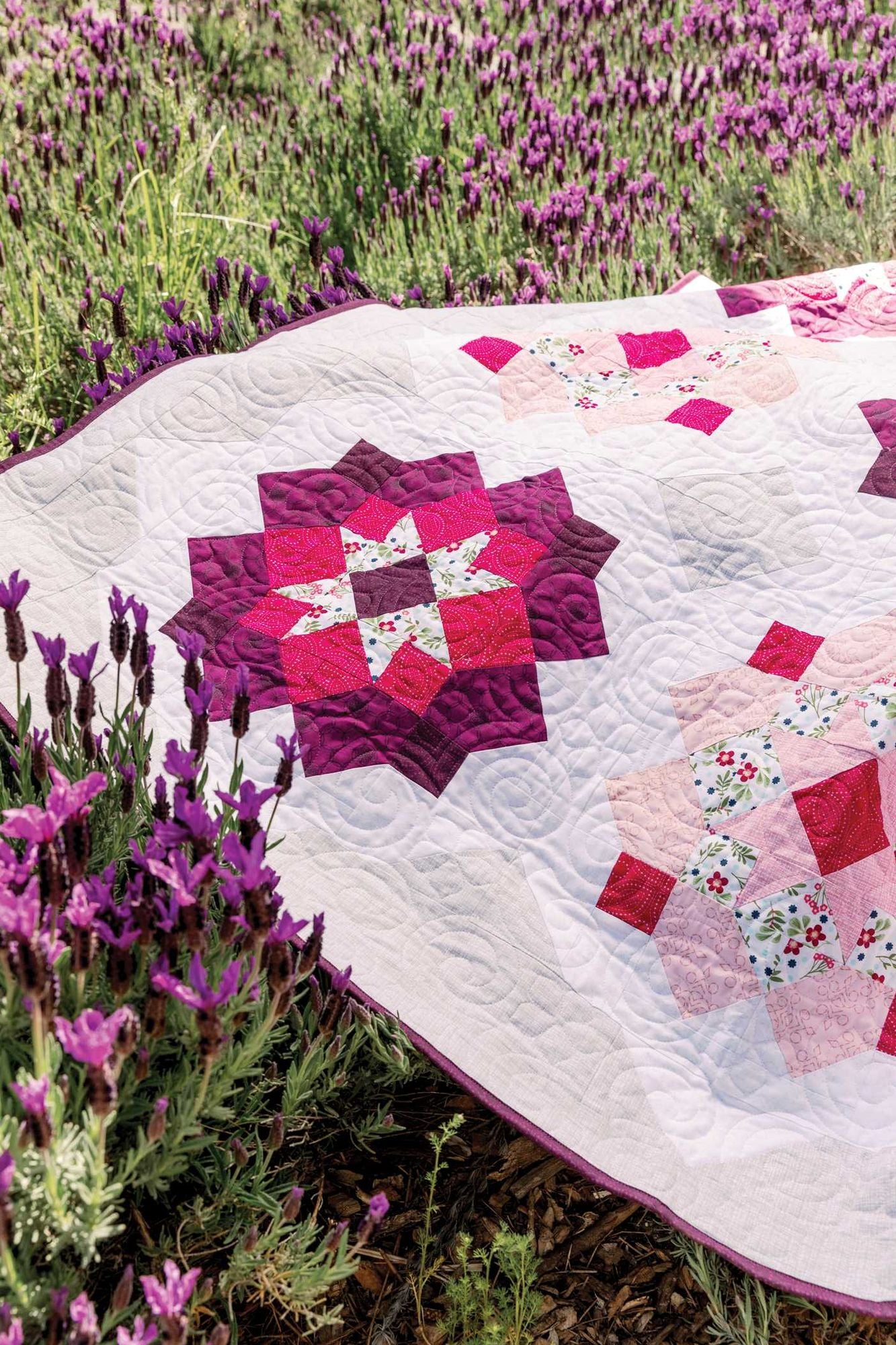Flower Farm Sampler: 18 Floral Blocks & 7 Fanciful Quilts