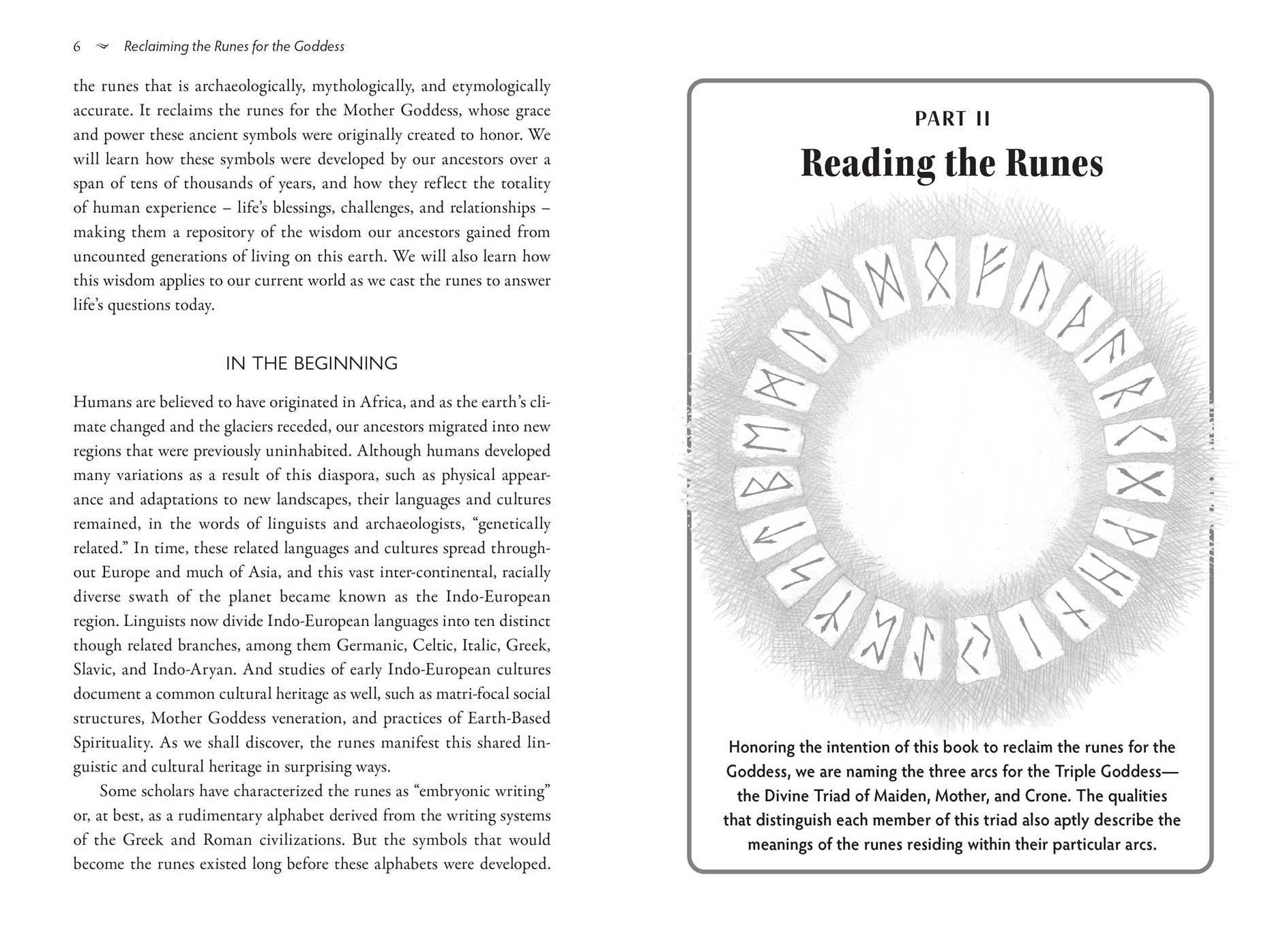 The Goddess Casts the Runes: Divination and Wisdom of the Earth Mother