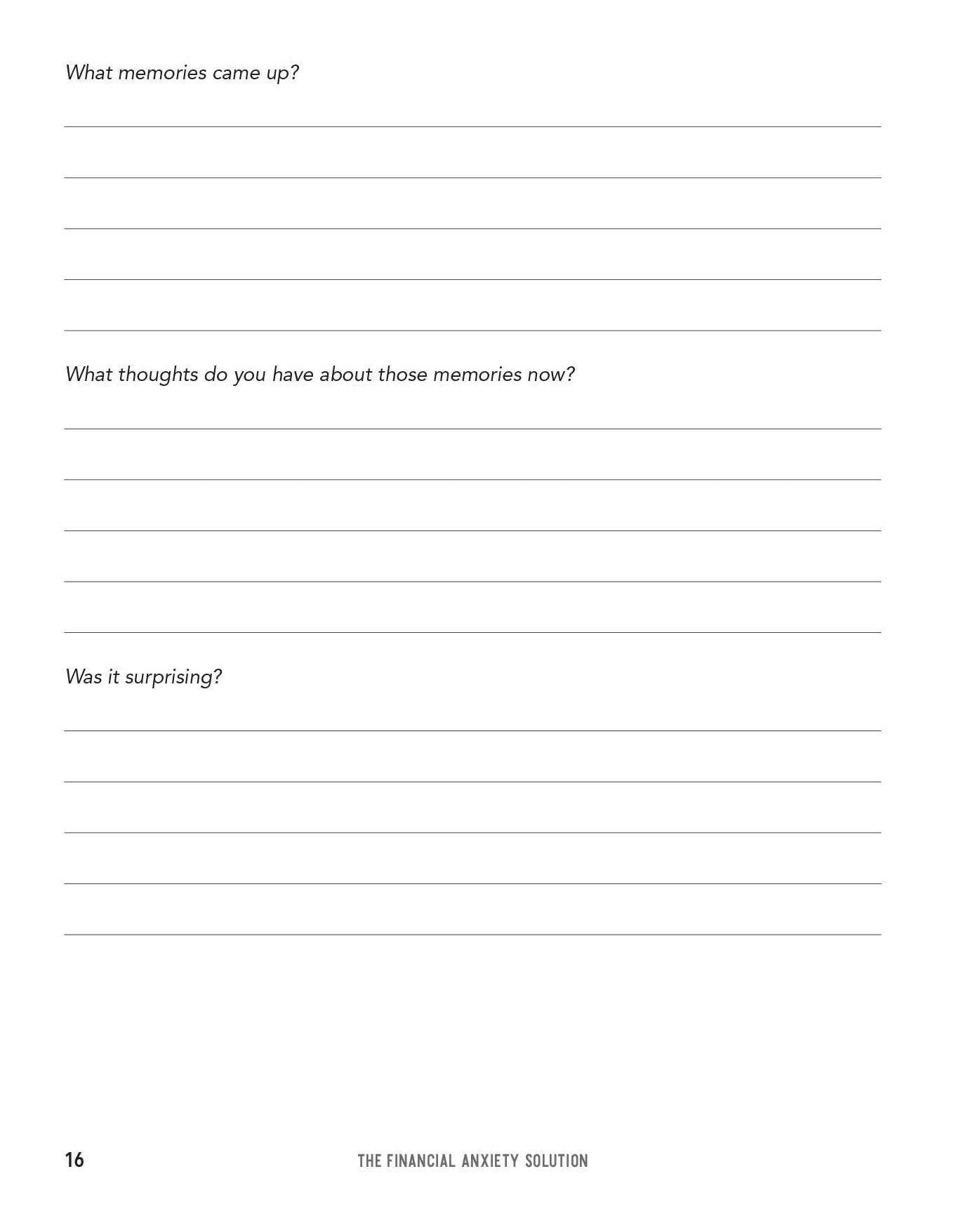 The Financial Anxiety Solution: A Step-by-Step Workbook to Stop Worrying about Money, Take Control of Your Finances, and Live a Happier Life