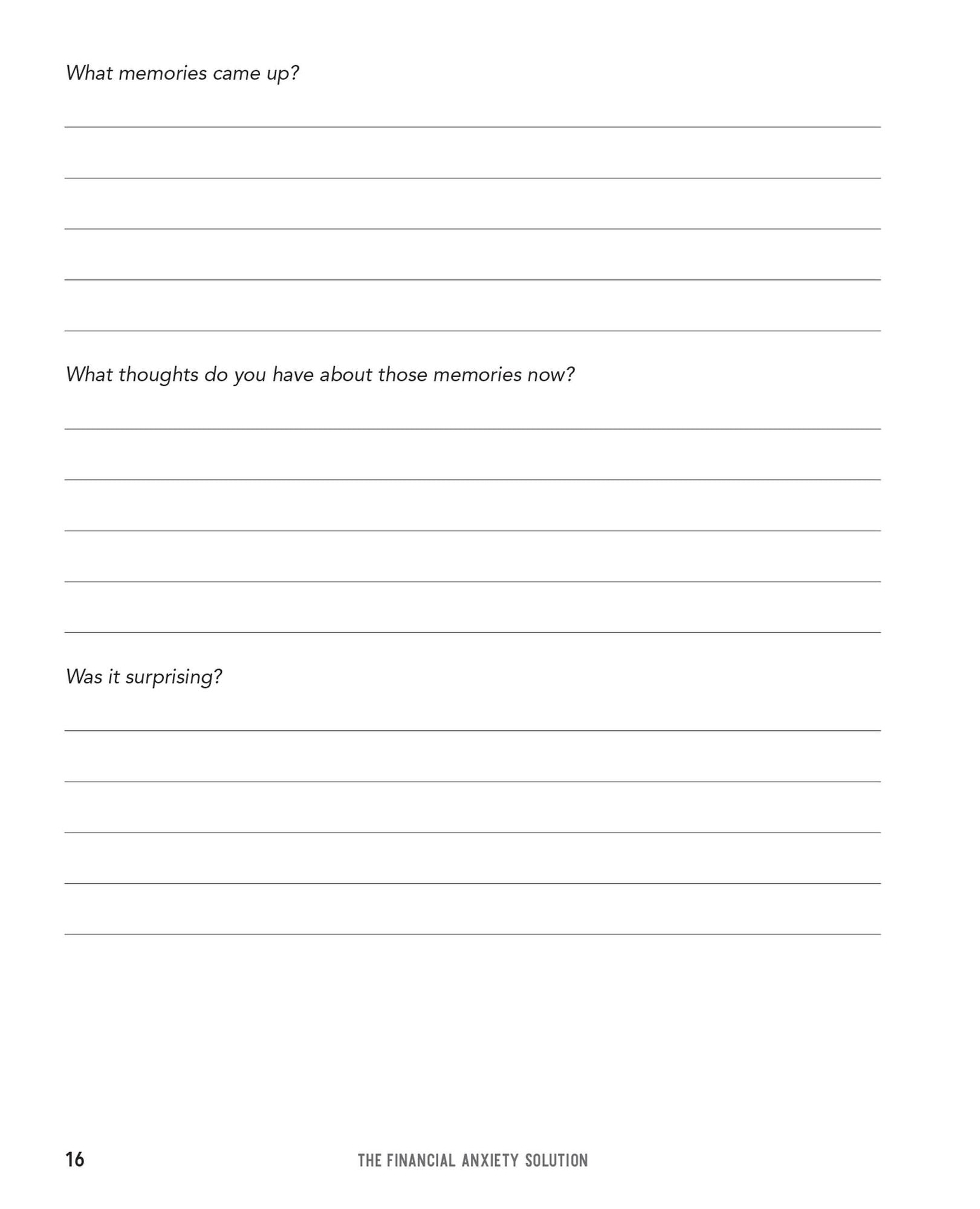 The Financial Anxiety Solution: A Step-by-Step Workbook to Stop Worrying about Money, Take Control of Your Finances, and Live a Happier Life