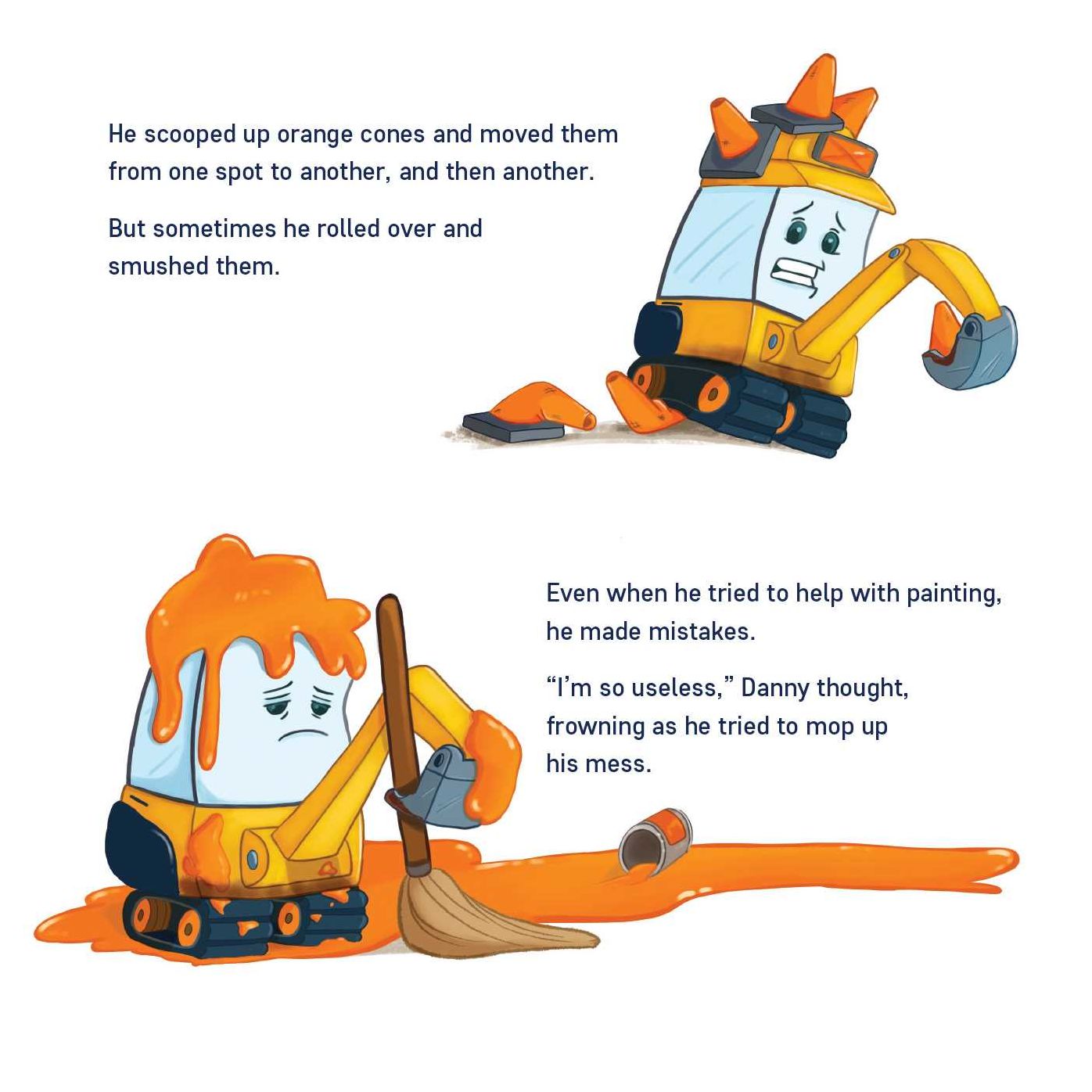Danny the Digger Saves Christmas: A Construction Site Holiday Story for Kids