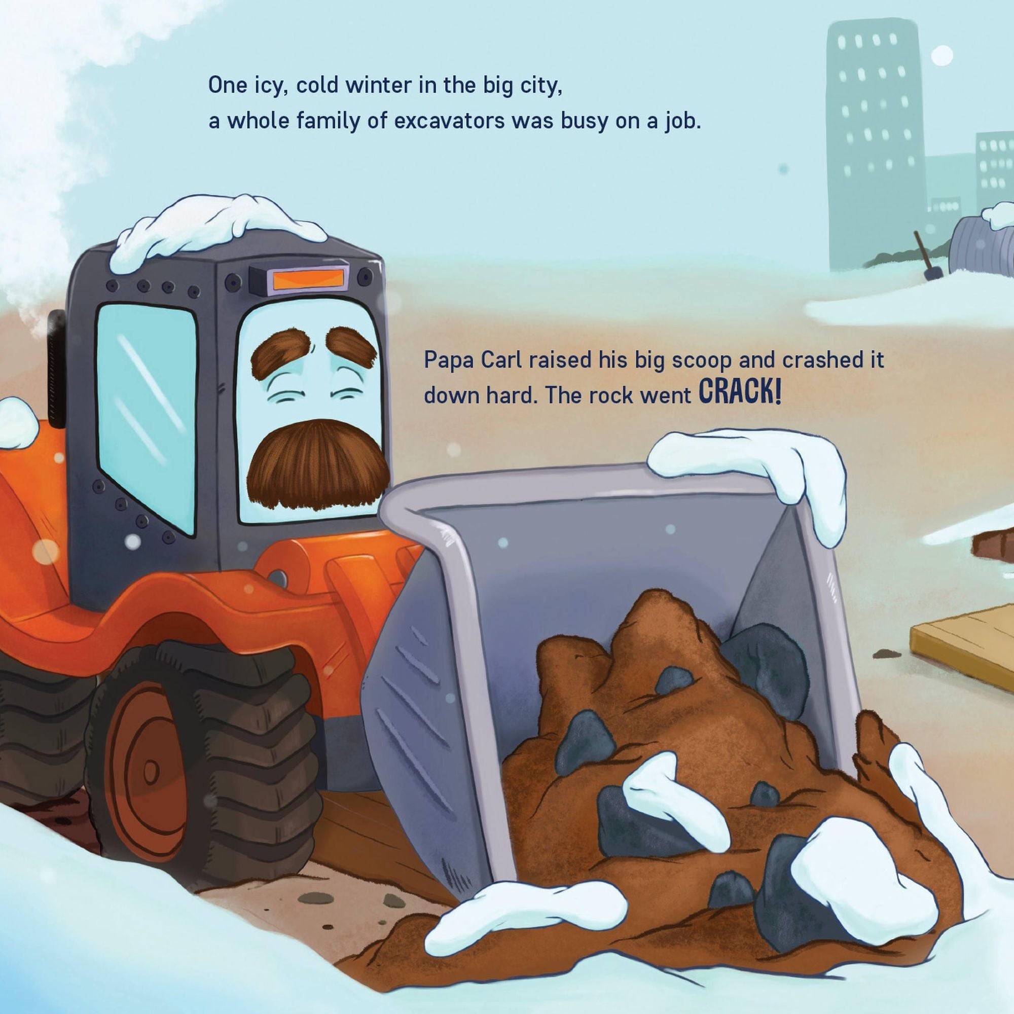 Danny the Digger Saves Christmas: A Construction Site Holiday Story for Kids