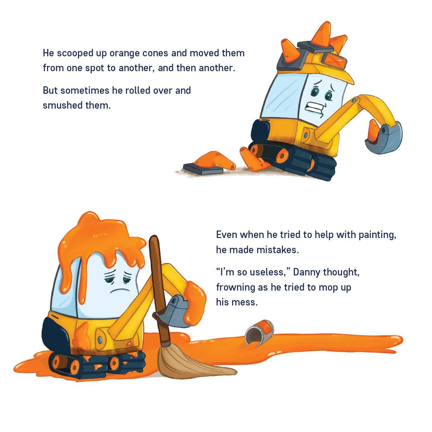 Danny the Digger Saves Christmas: A Construction Site Holiday Story for Kids