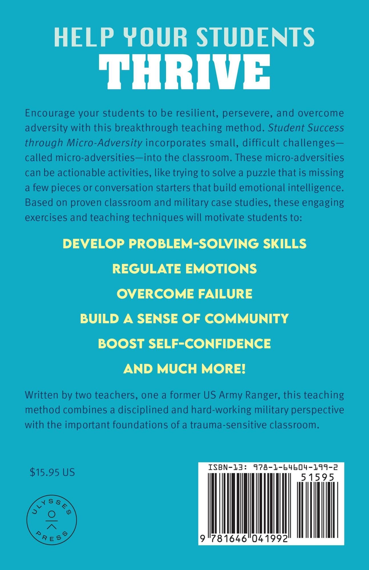 Student Success through Micro-Adversity: A Teacher's Guide to Fostering Grit and Resilience by Celebrating Failure and Encouraging Perseverance