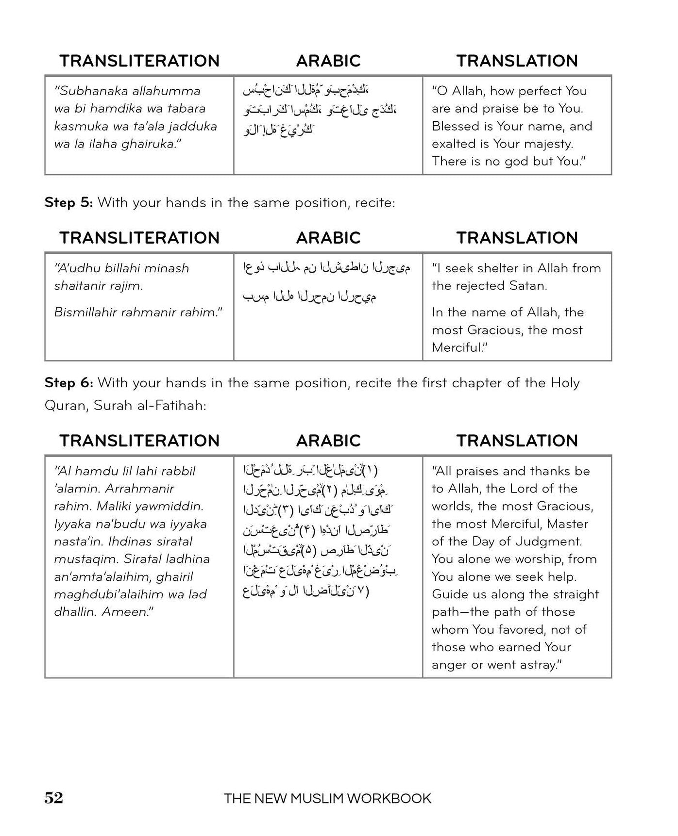 The New Muslim Workbook: The Interactive Guide to Building Your Relationship with Allah through Reflection and Prayer