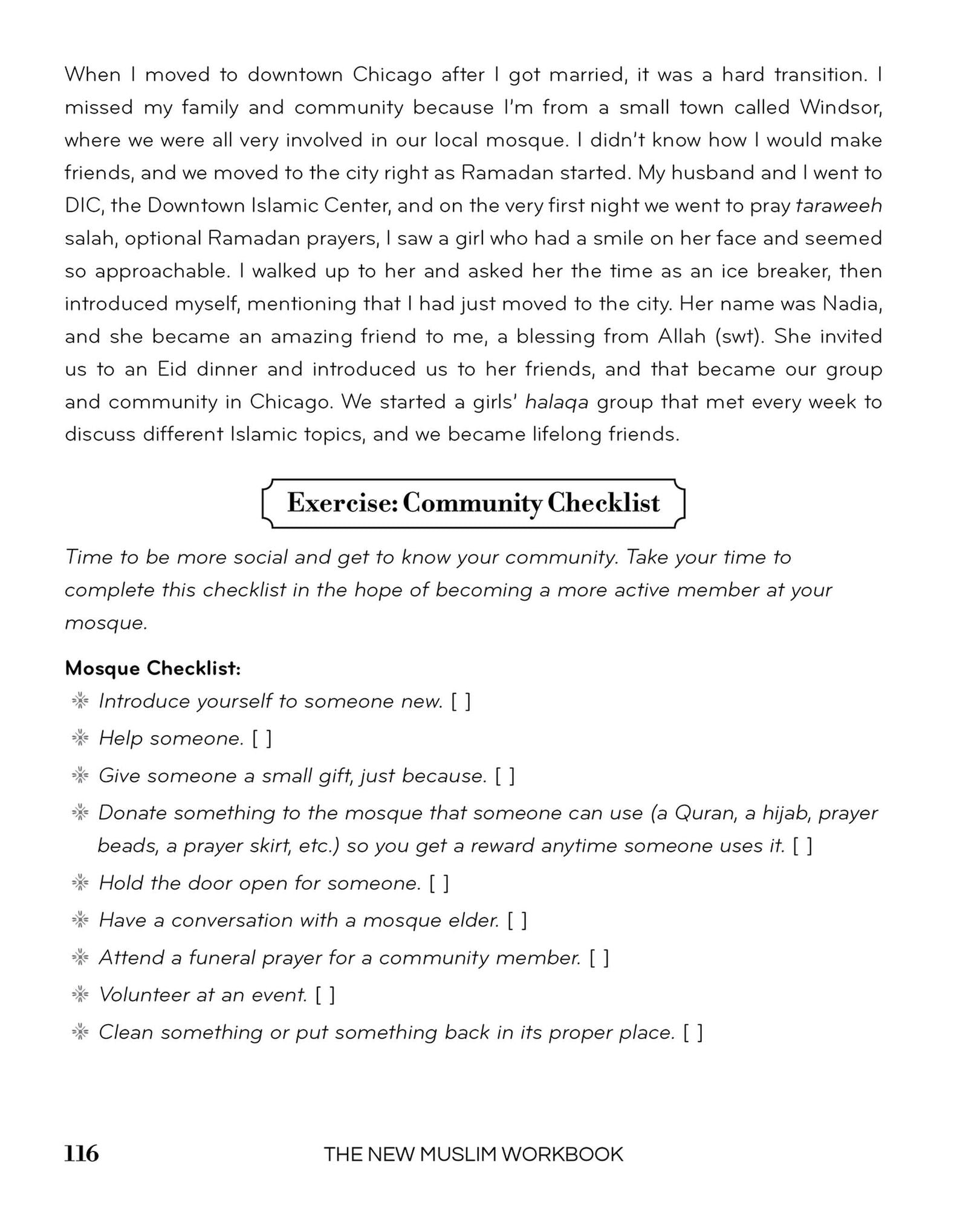 The New Muslim Workbook: The Interactive Guide to Building Your Relationship with Allah through Reflection and Prayer