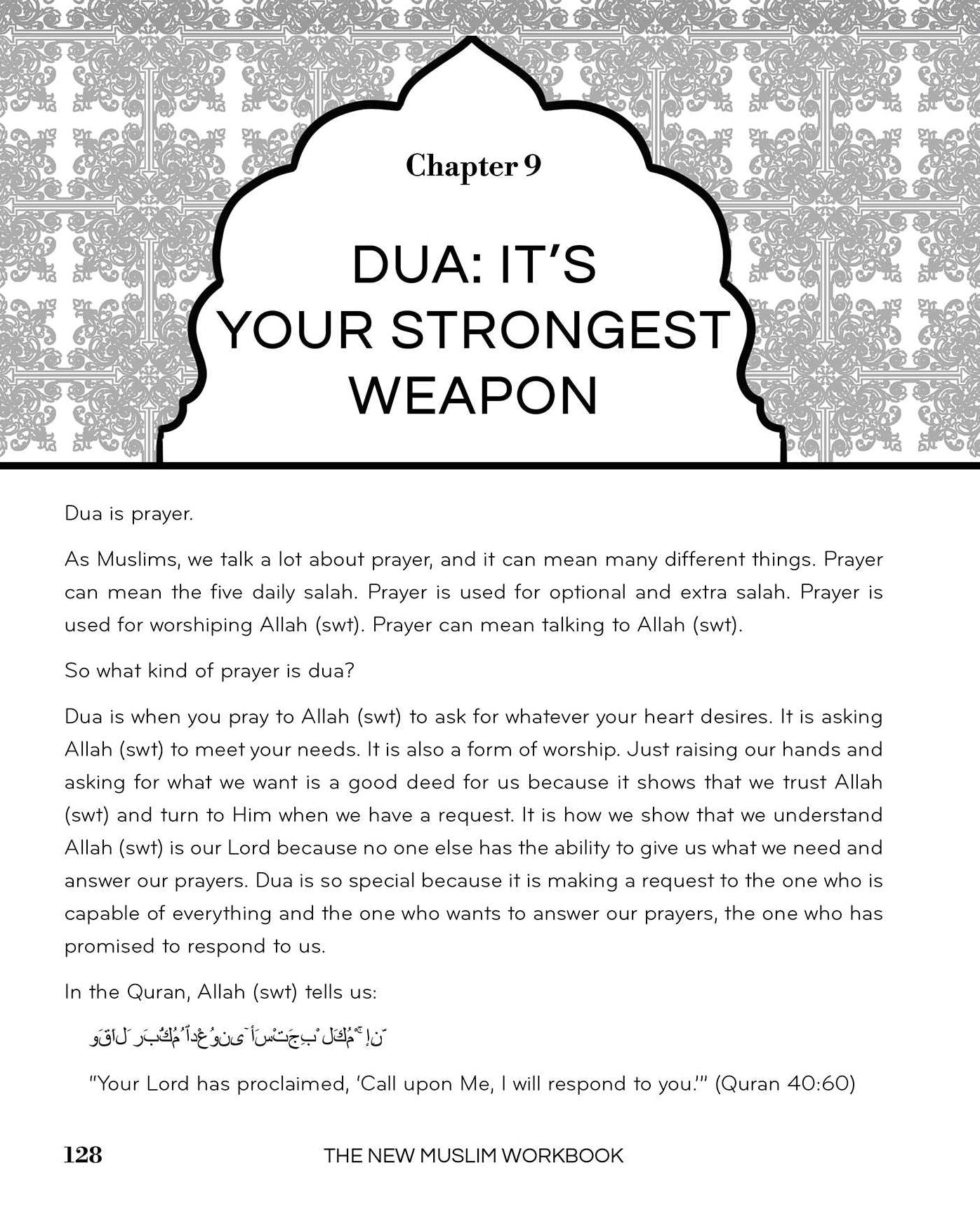 The New Muslim Workbook: The Interactive Guide to Building Your Relationship with Allah through Reflection and Prayer