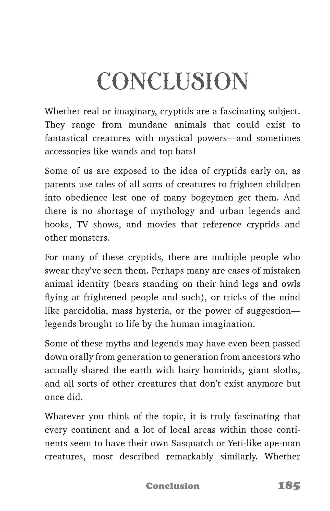 The Big Book of Cryptid Trivia: Fun Facts and Fascinating Folklore about Bigfoot, Mothman, Loch Ness Monster, the Yeti, and More Elusive Creatures