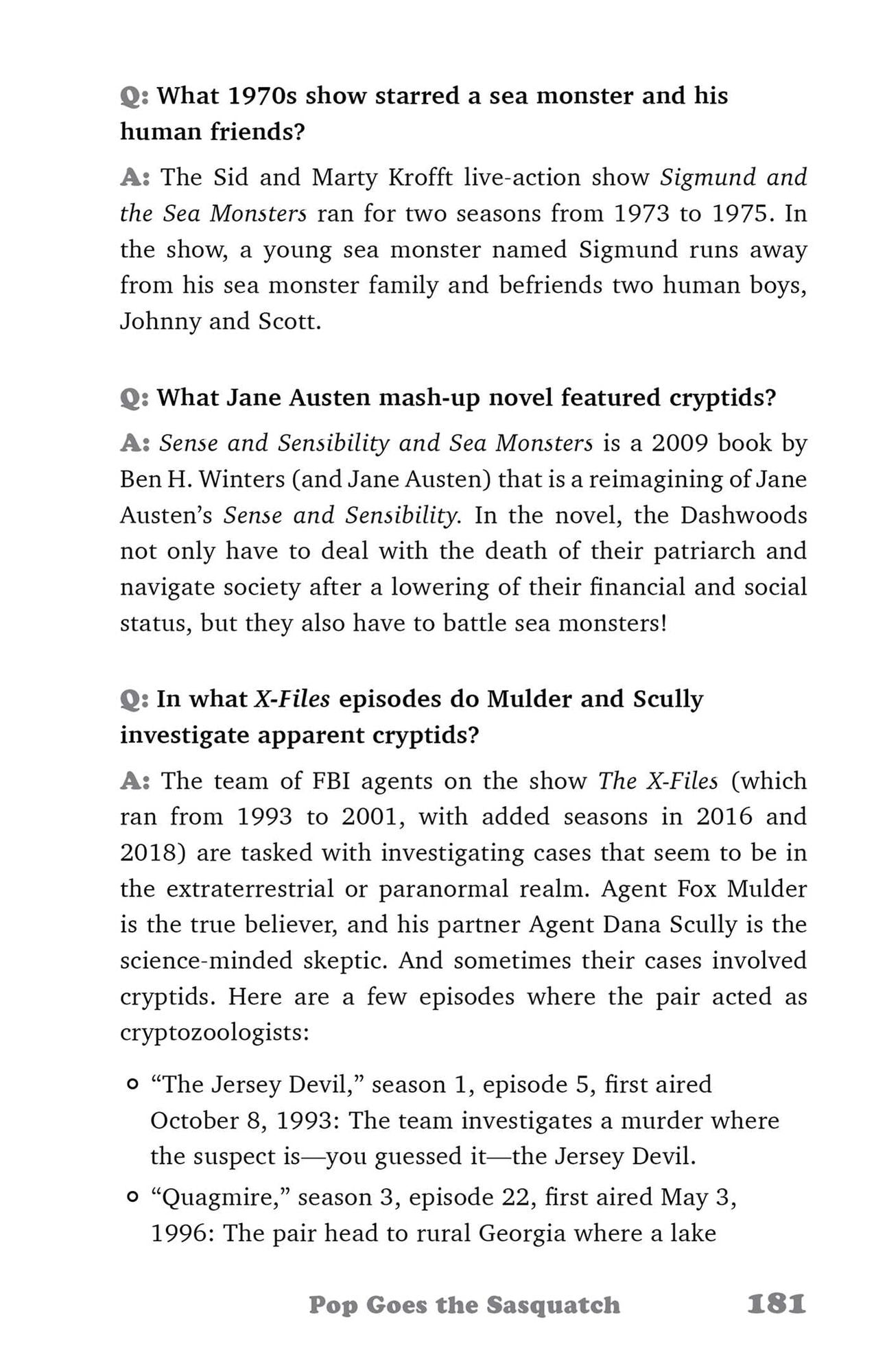 The Big Book of Cryptid Trivia: Fun Facts and Fascinating Folklore about Bigfoot, Mothman, Loch Ness Monster, the Yeti, and More Elusive Creatures