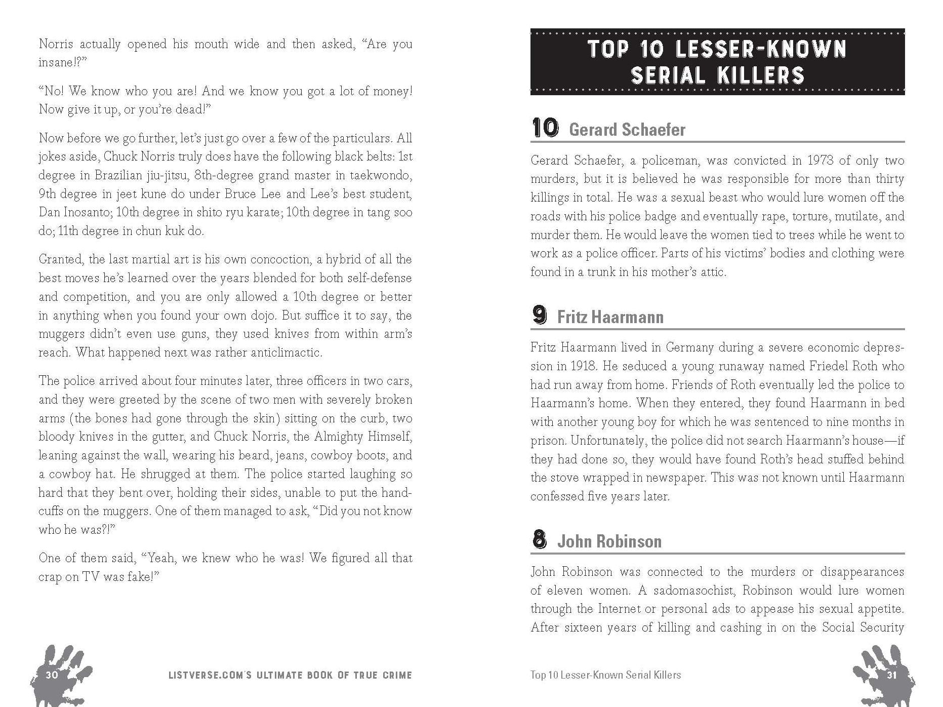 Listverse.com's Ultimate Book of True Crime: A Collection of Gripping Facts and Disturbing Details about Infamous Serial Killers, Notorious Cult Leaders, Scandalous Con Artists, and More (Perfect True Crime Gift)