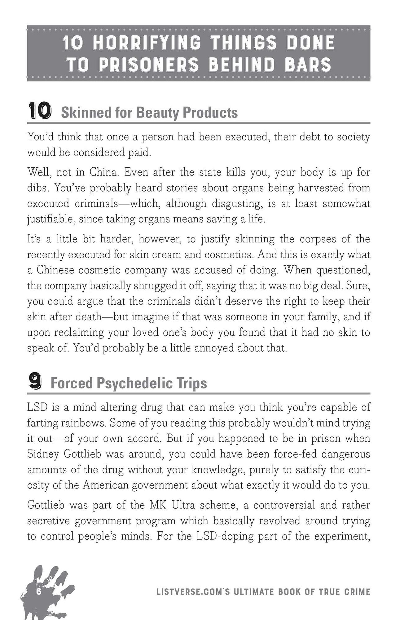 Listverse.com's Ultimate Book of True Crime: A Collection of Gripping Facts and Disturbing Details about Infamous Serial Killers, Notorious Cult Leaders, Scandalous Con Artists, and More (Perfect True Crime Gift)