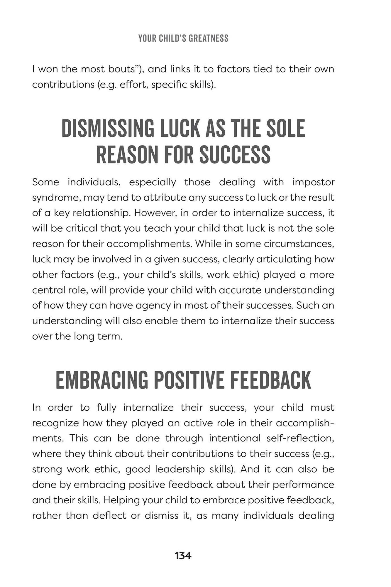 Your Child's Greatness: A Parent's Guide to Raising Children without Impostor Syndrome