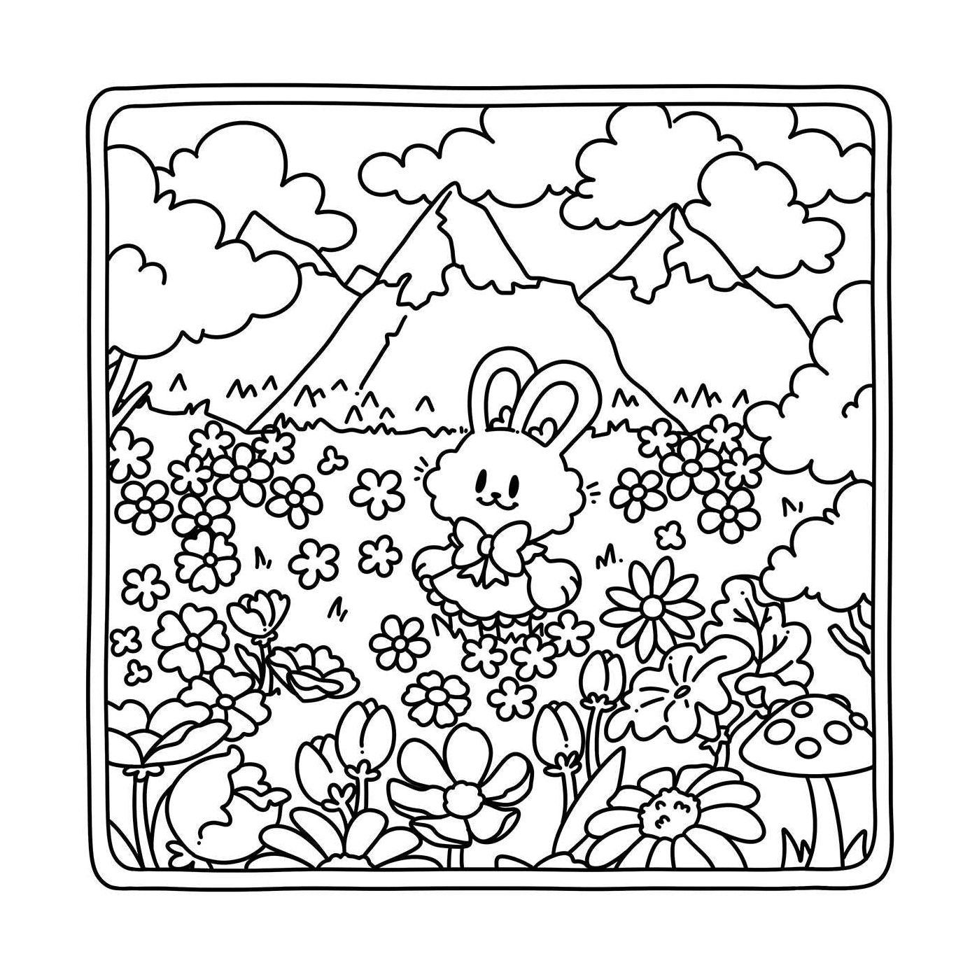 The Bumbleberry Hollows Coloring Book: Color Your Way Through Sweet Treats and Kawaii Characters