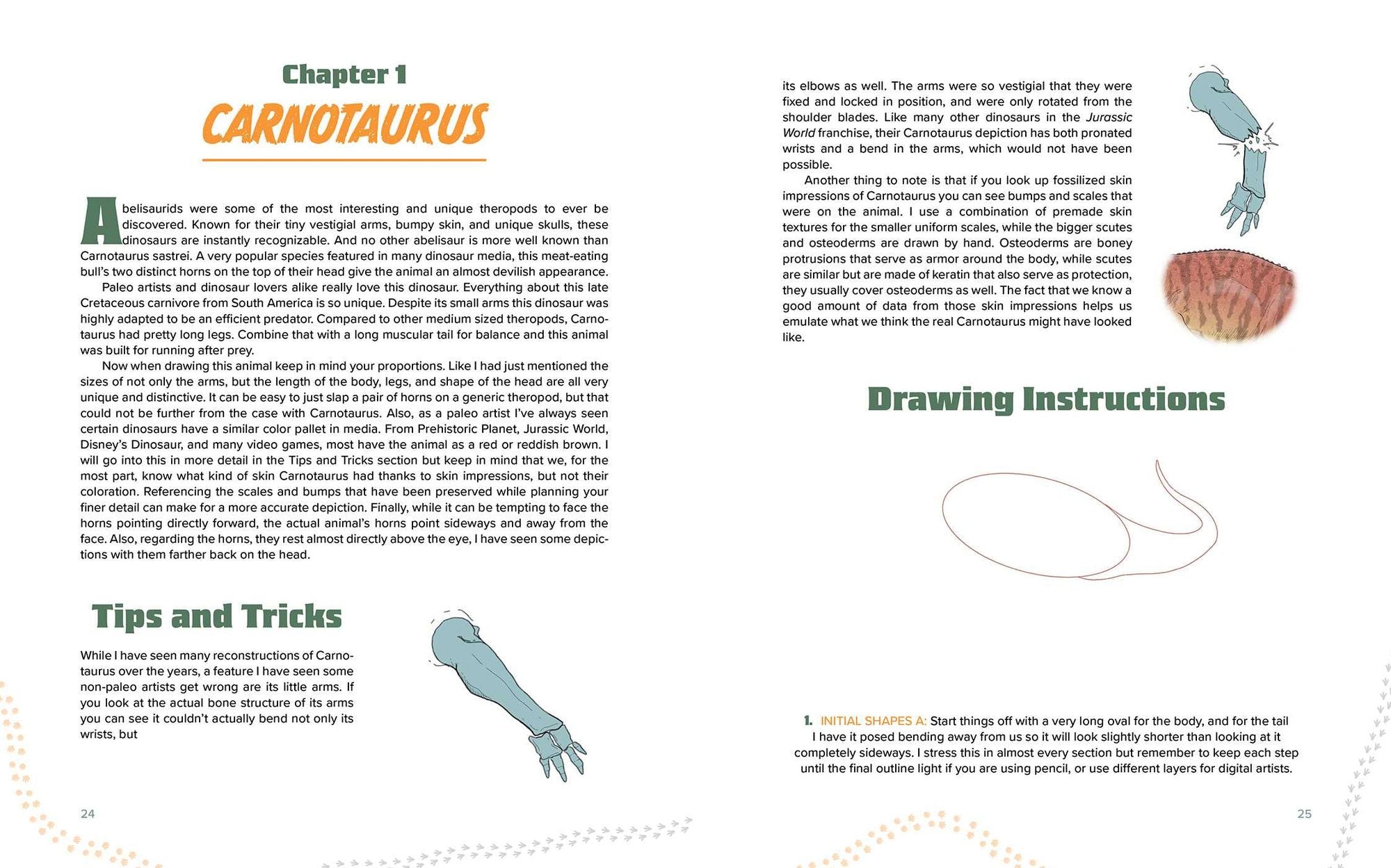 Drawing Dinosaurs: How to Draw Scientifically Accurate Prehistoric Creatures, Including T.rex, Stegosaurus, Velociraptor, Spinosaurus, and More (How to Draw Books)