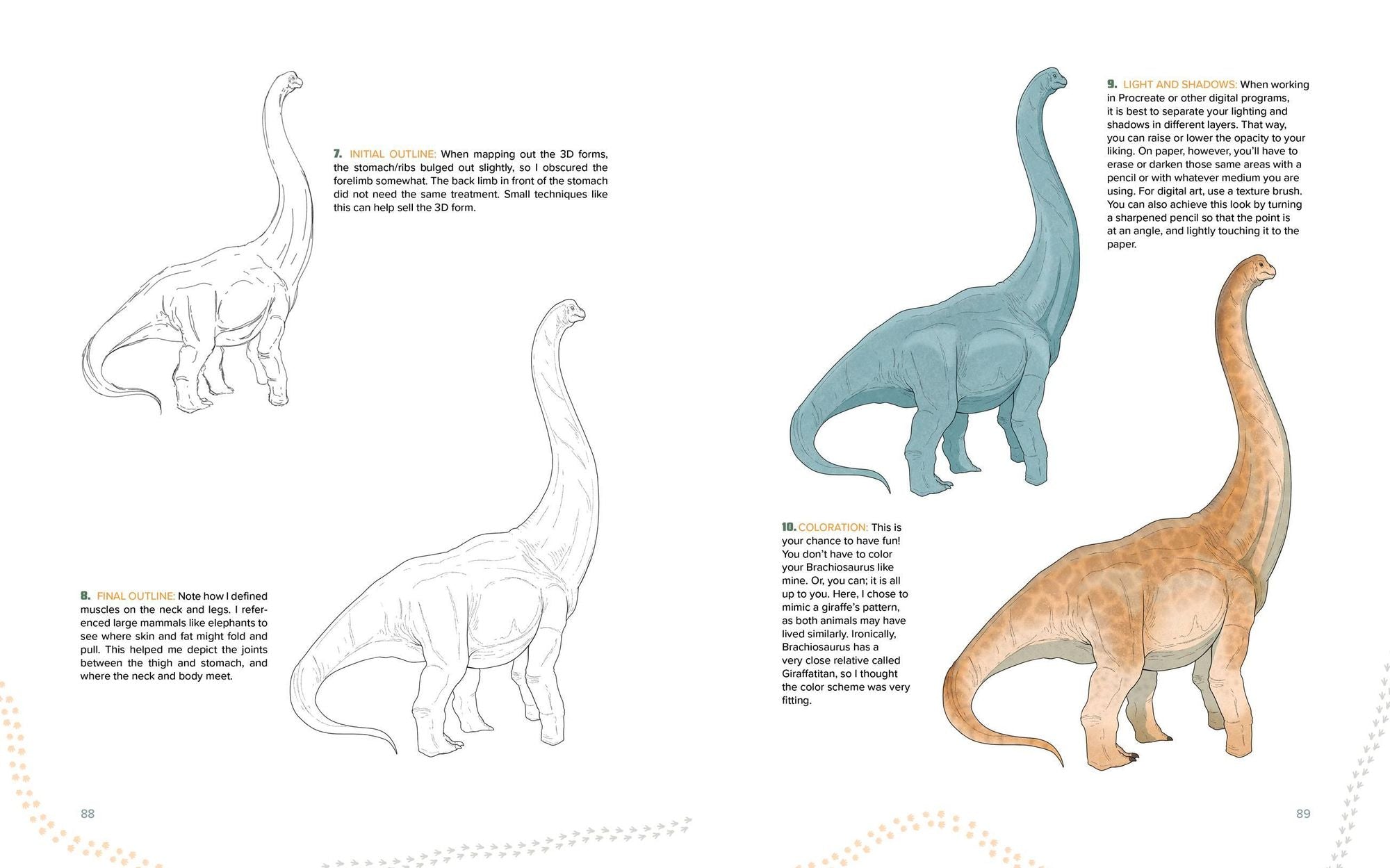 Drawing Dinosaurs: How to Draw Scientifically Accurate Prehistoric Creatures, Including T.rex, Stegosaurus, Velociraptor, Spinosaurus, and More (How to Draw Books)