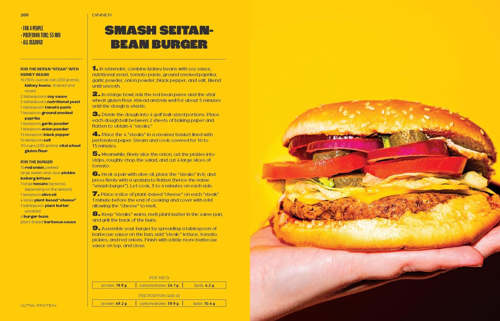 Ultra Protein: 55 Plant-Based Recipes to Maximize Body and Brain Health