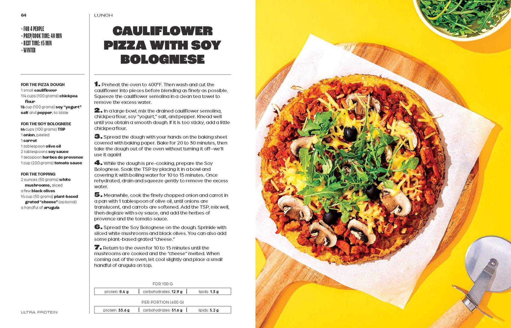 Ultra Protein: 55 Plant-Based Recipes to Maximize Body and Brain Health