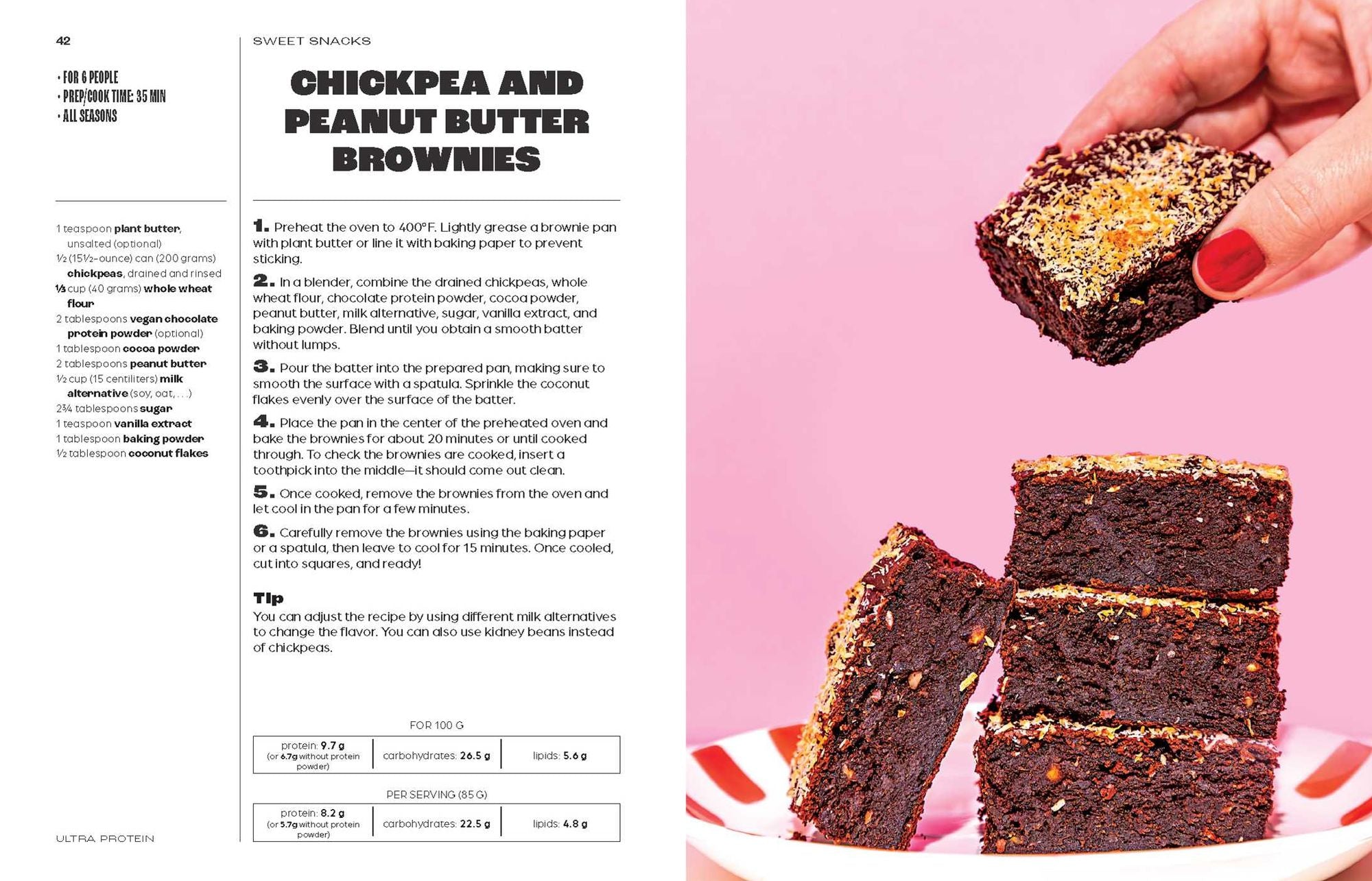 Ultra Protein: 55 Plant-Based Recipes to Maximize Body and Brain Health