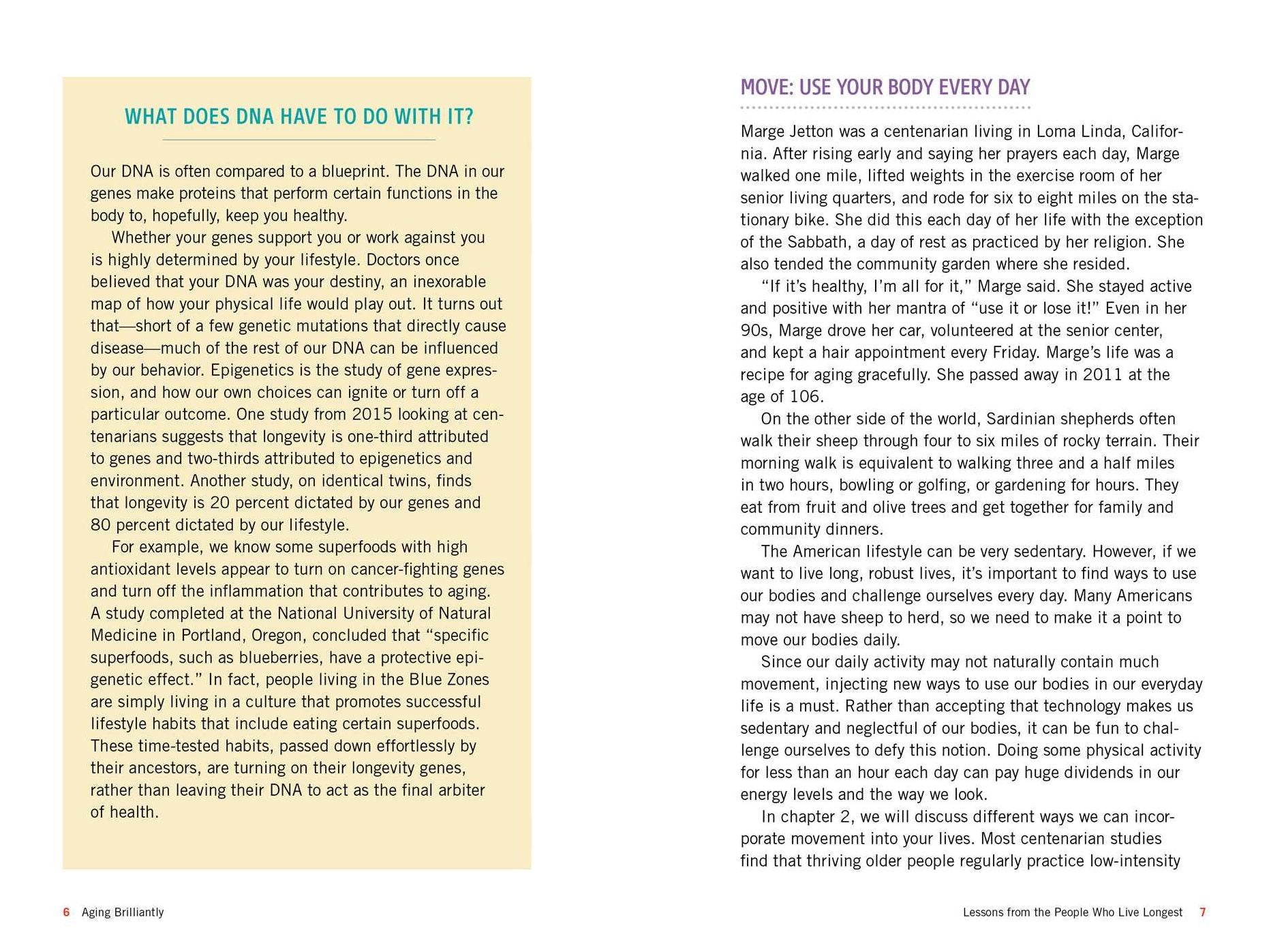 Aging Brilliantly: How to Eat, Move, Rest, and Socialize Your Way to Long Life