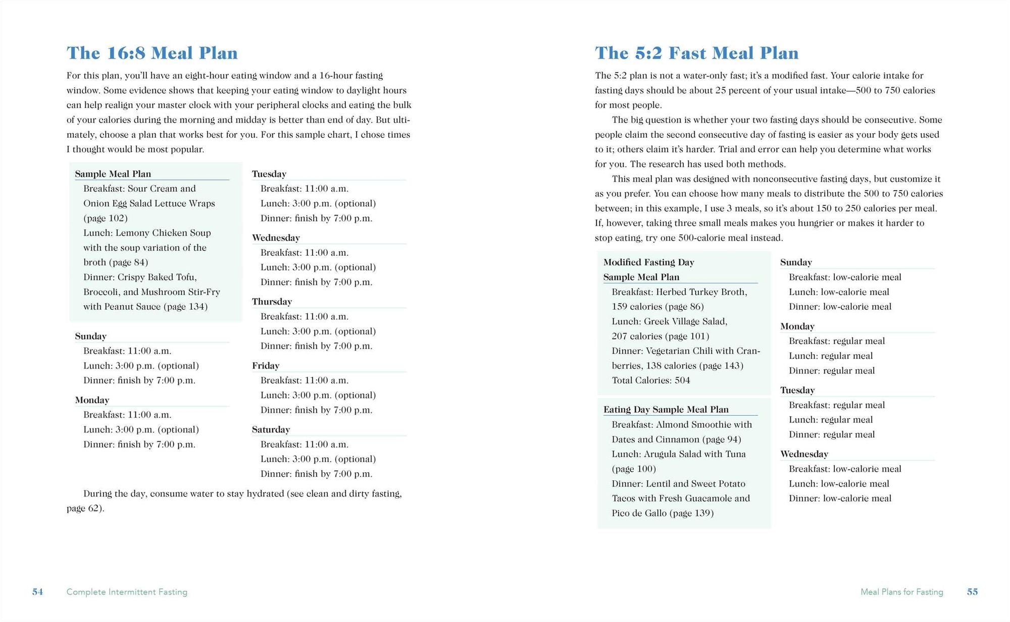 Complete Intermittent Fasting: Practical Guidelines and Healthy Recipes to Lose Weight and Improve Wellness